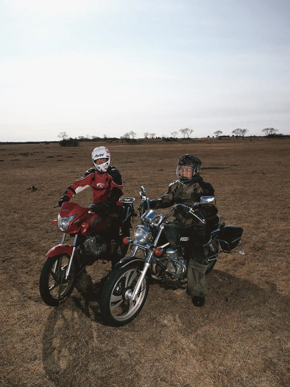 Personsoul Sheepskin Racing Jacket