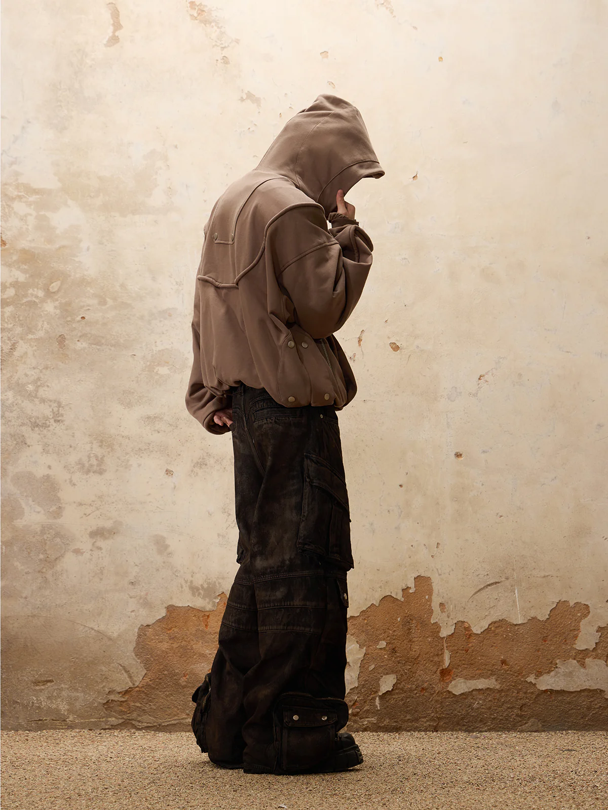 Personsoul Mud Dirty Denim Jeans