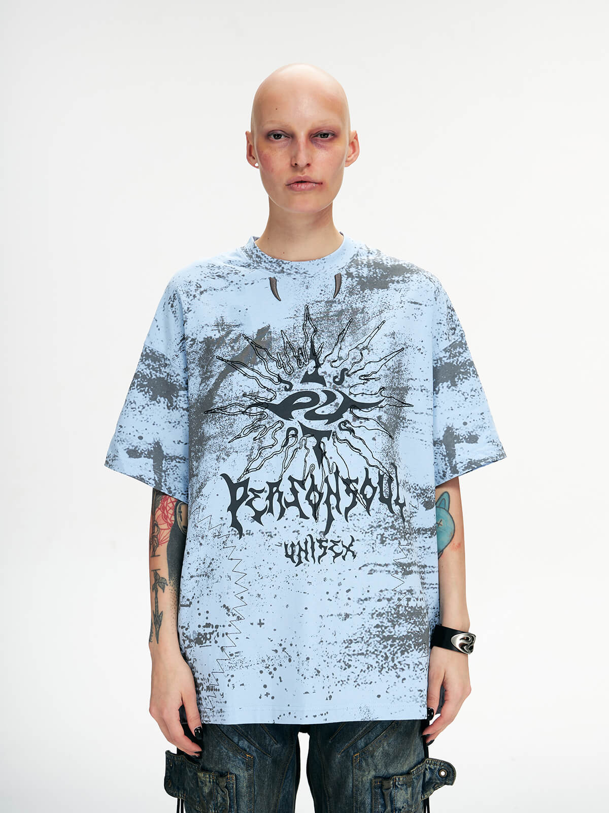 Personsoul Desert Sun Mystical Graphic T-shirt
