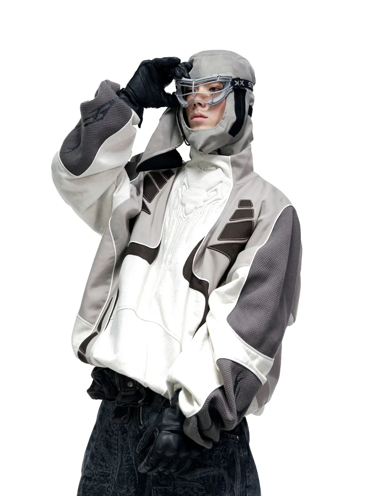 Personsoul Colorblock Turtleneck Sweatshirt