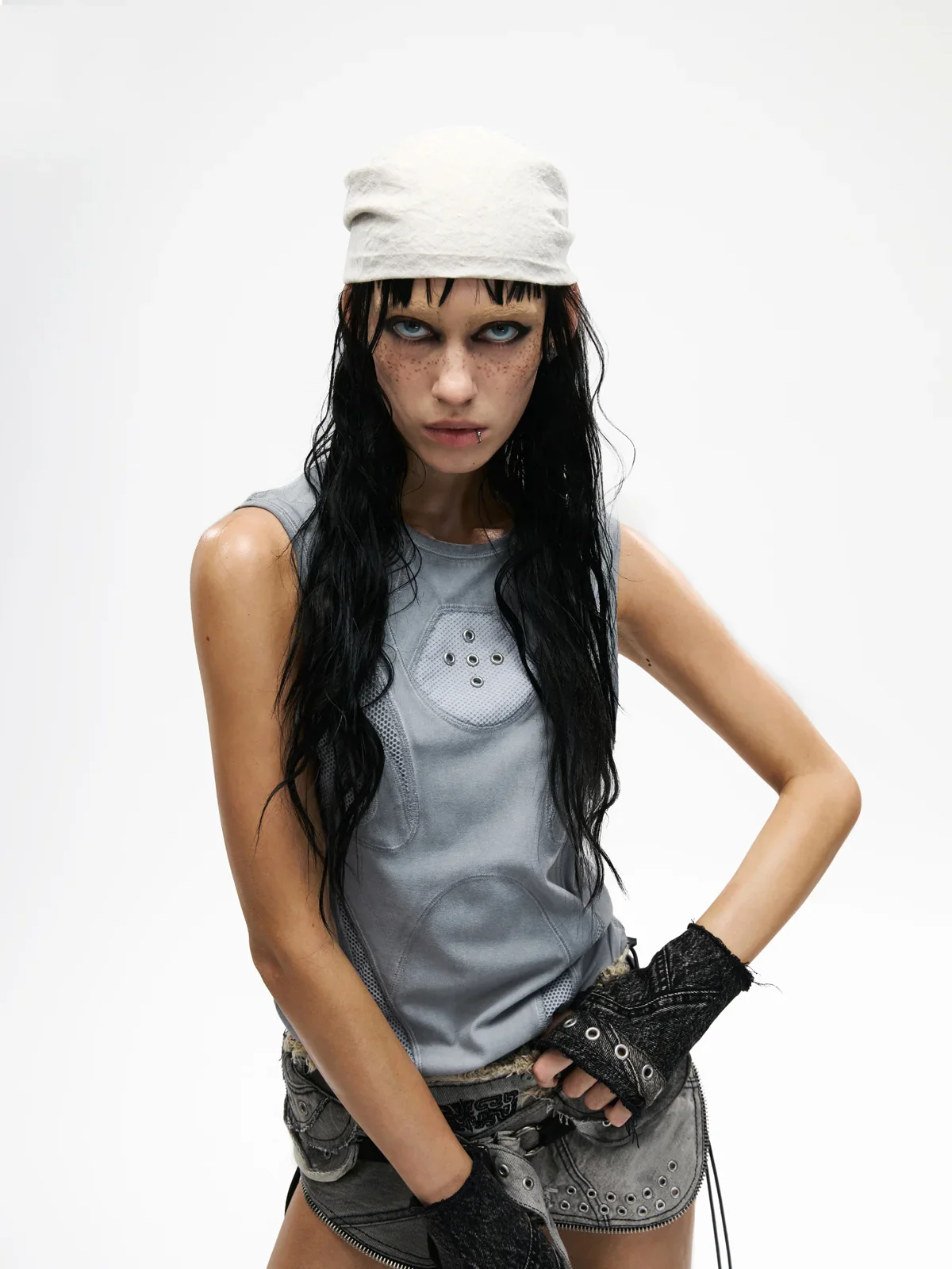 Deconstructed Armor Slim Tank Top