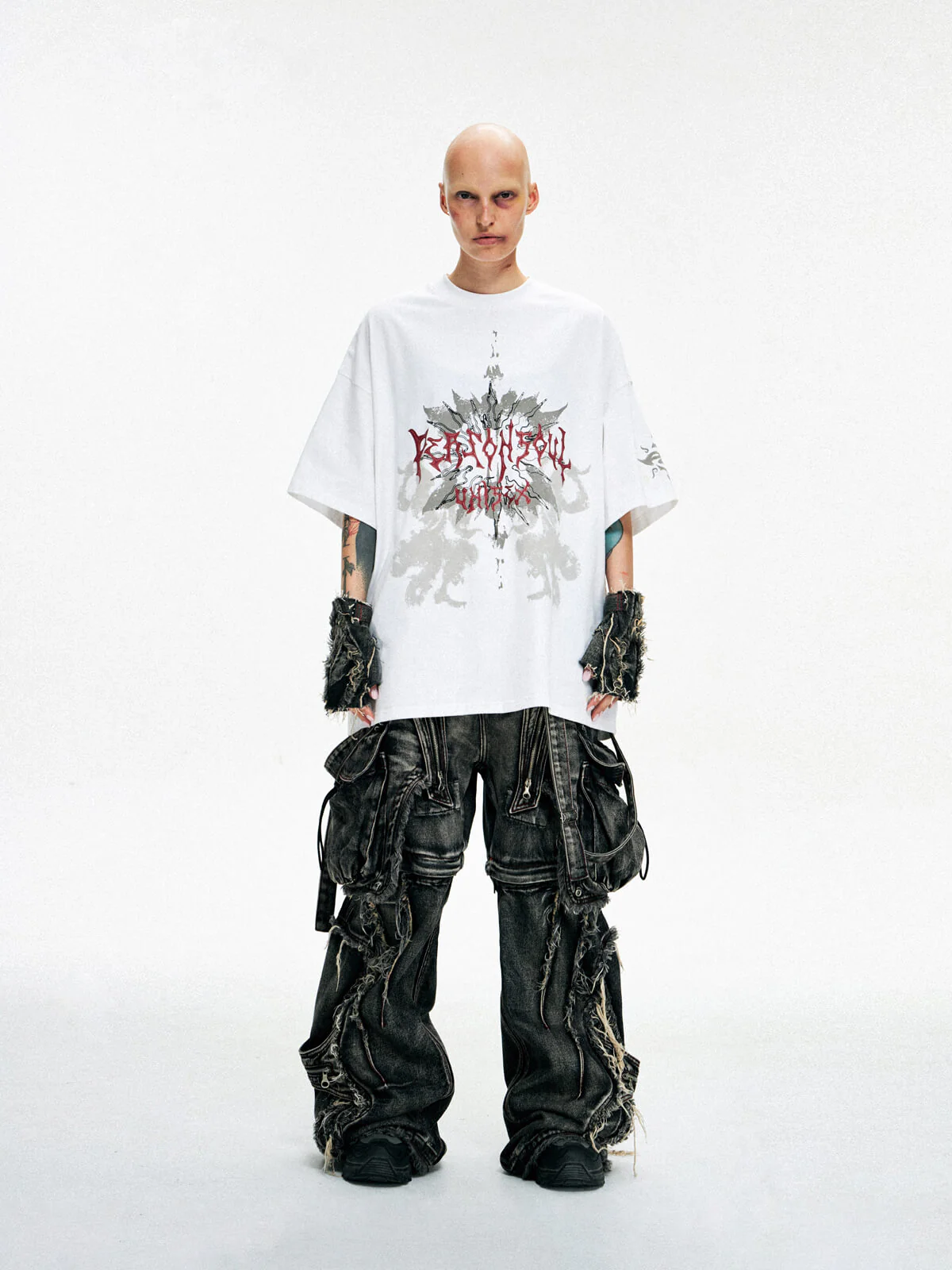 Personsoul Graphic Print Oversized T-Shirt