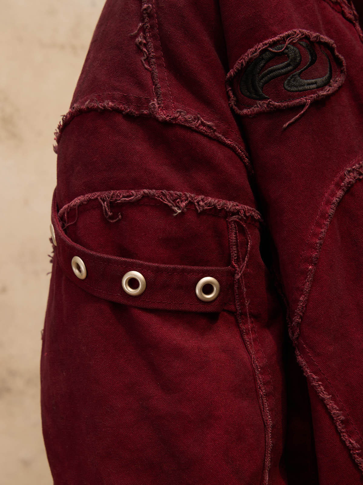 Personsoul Hand Brushed Dirty Cotton Jacket