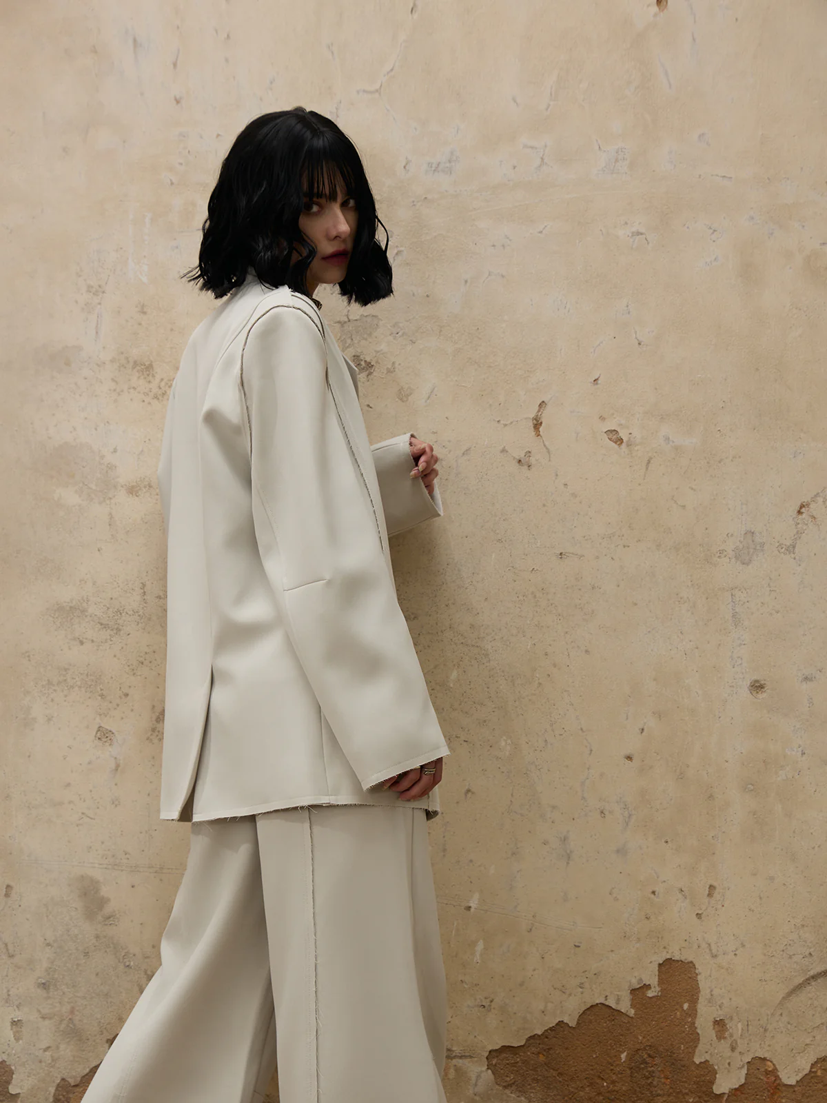 Personsoul Grey Tailoring Blazer