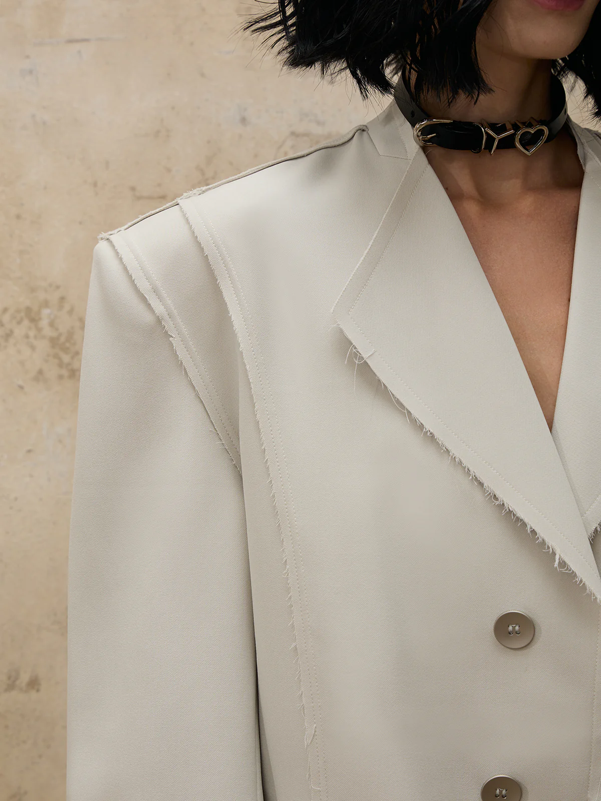 Personsoul Grey Tailoring Blazer