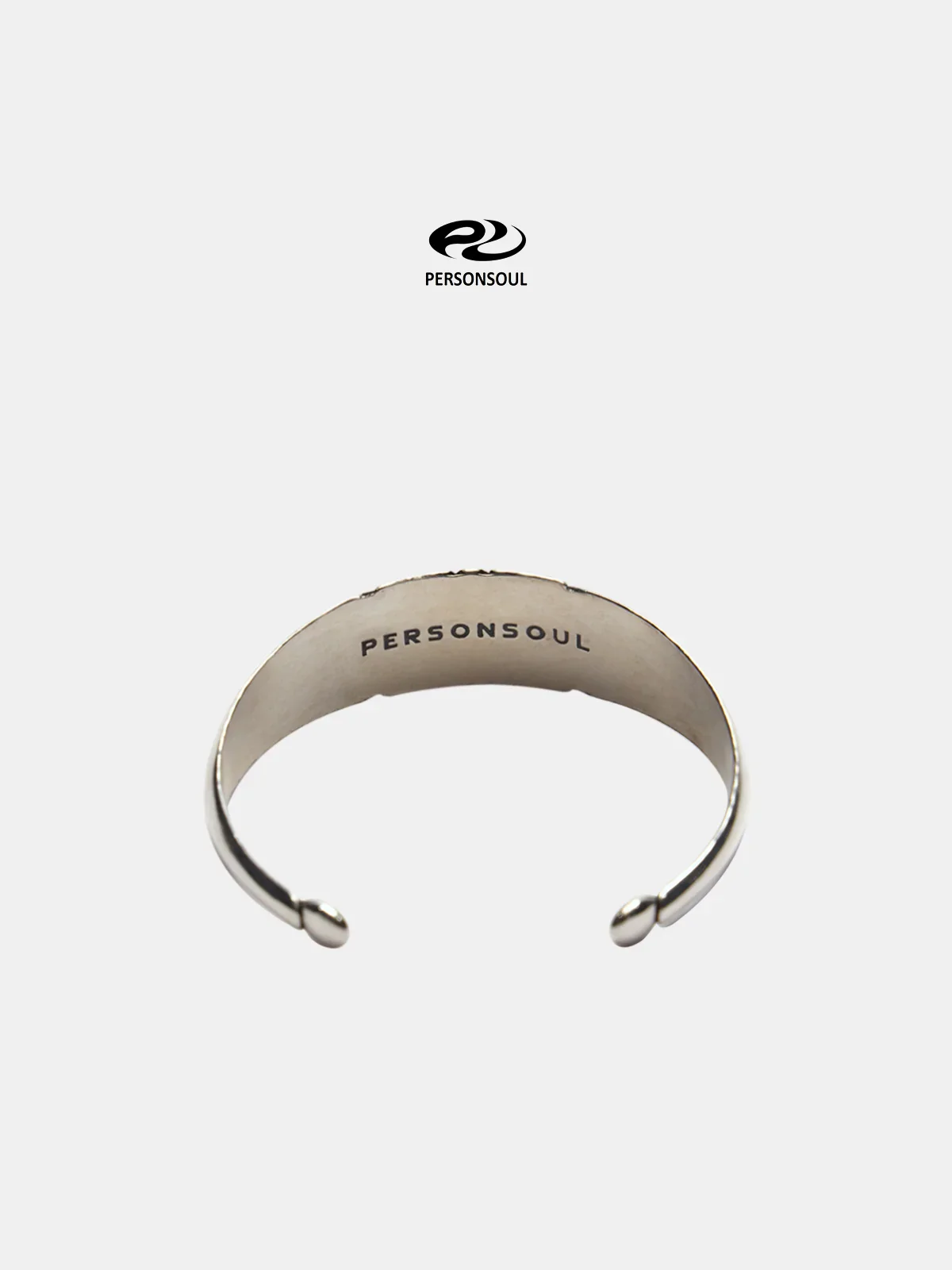 Personsoul Yuan Symbol Silver Bracelet