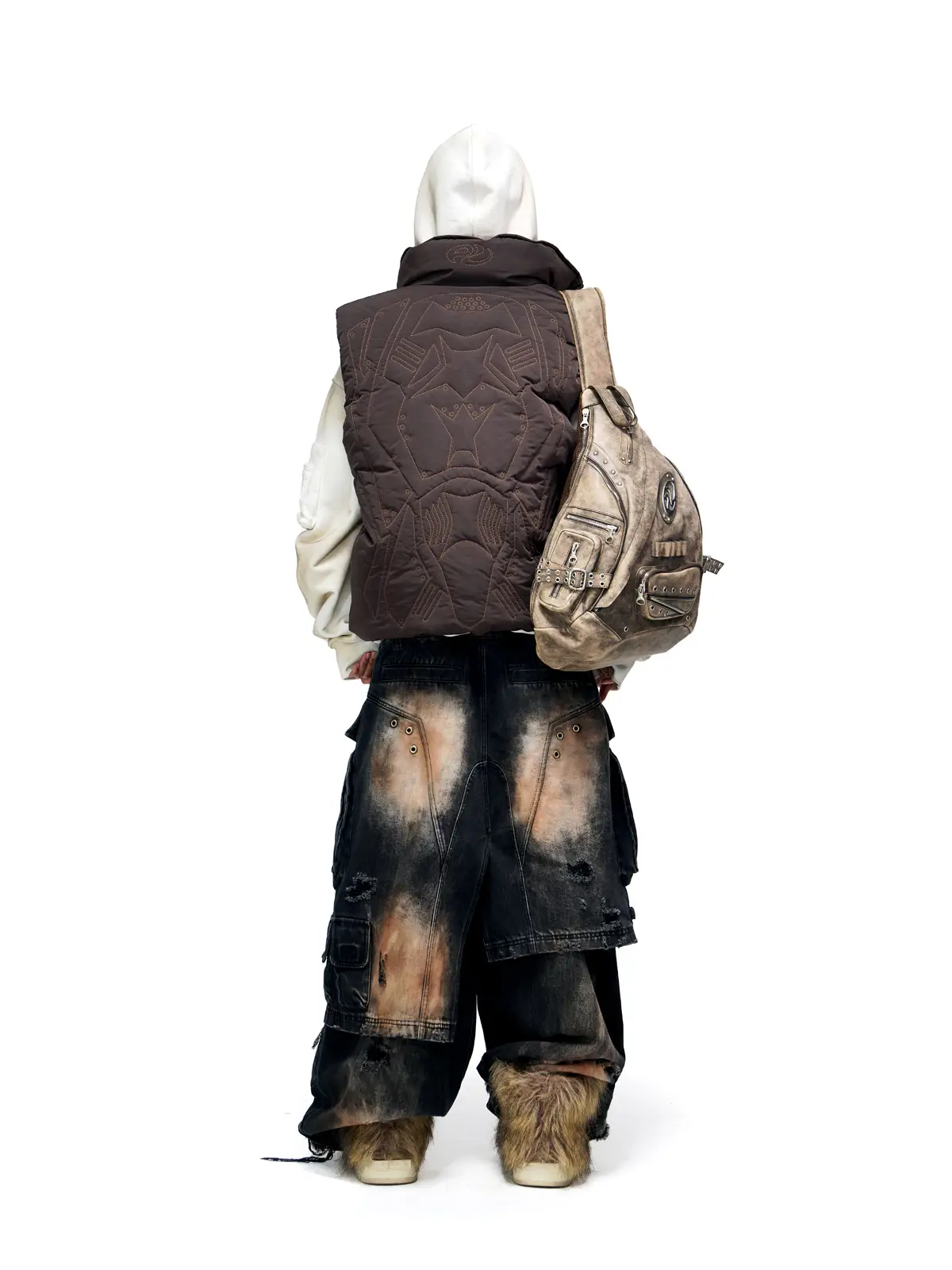 Personsoul Tactical Embroidered Down Vest