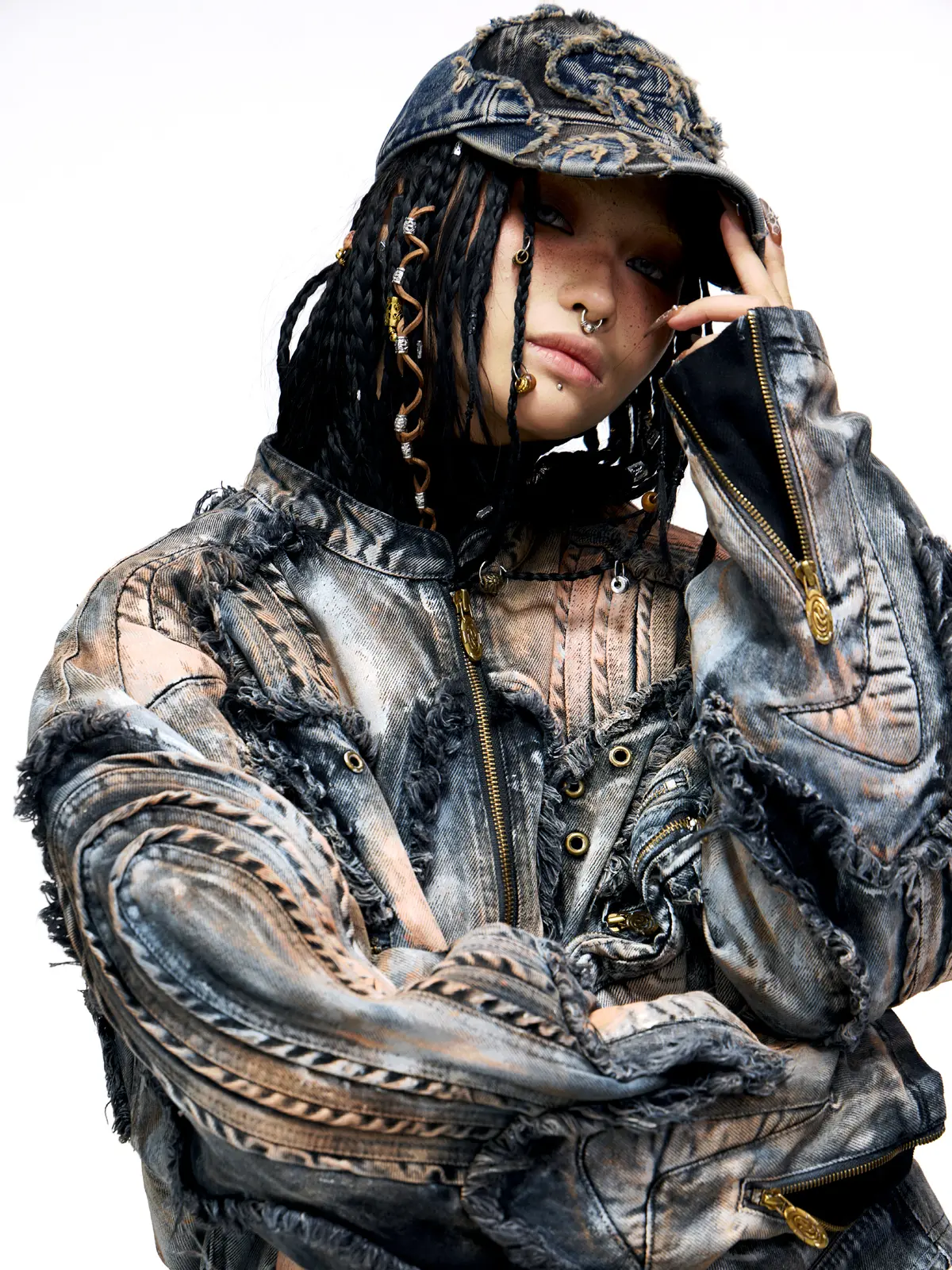 Graffiti Mud Wash Denim Jacket (only 60 pieces)