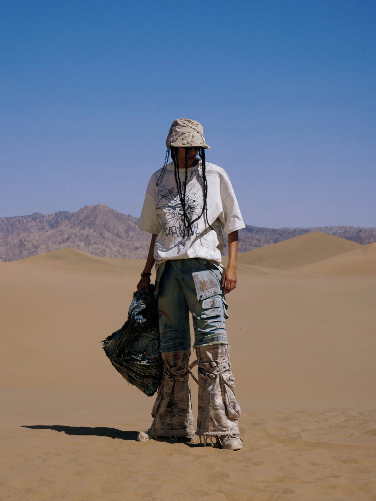 Personsoul Desert Sun Mystical Graphic T-shirt