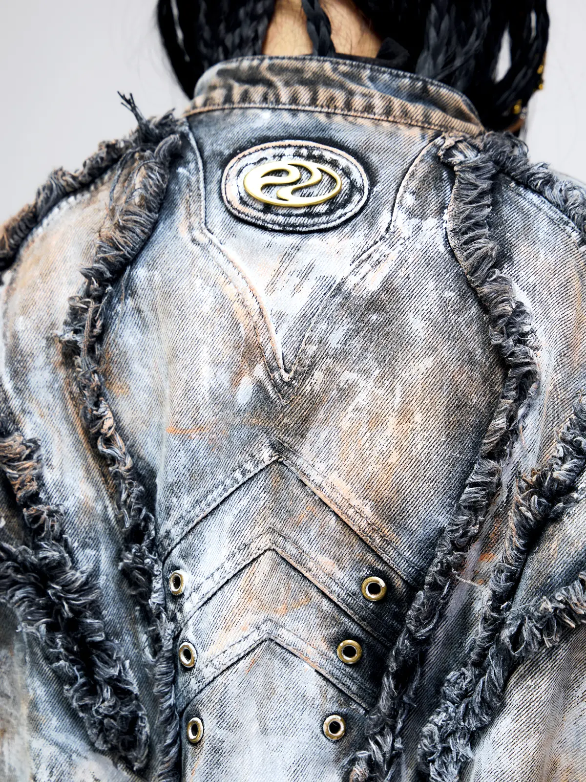 Graffiti Mud Wash Denim Jacket (only 60 pieces)