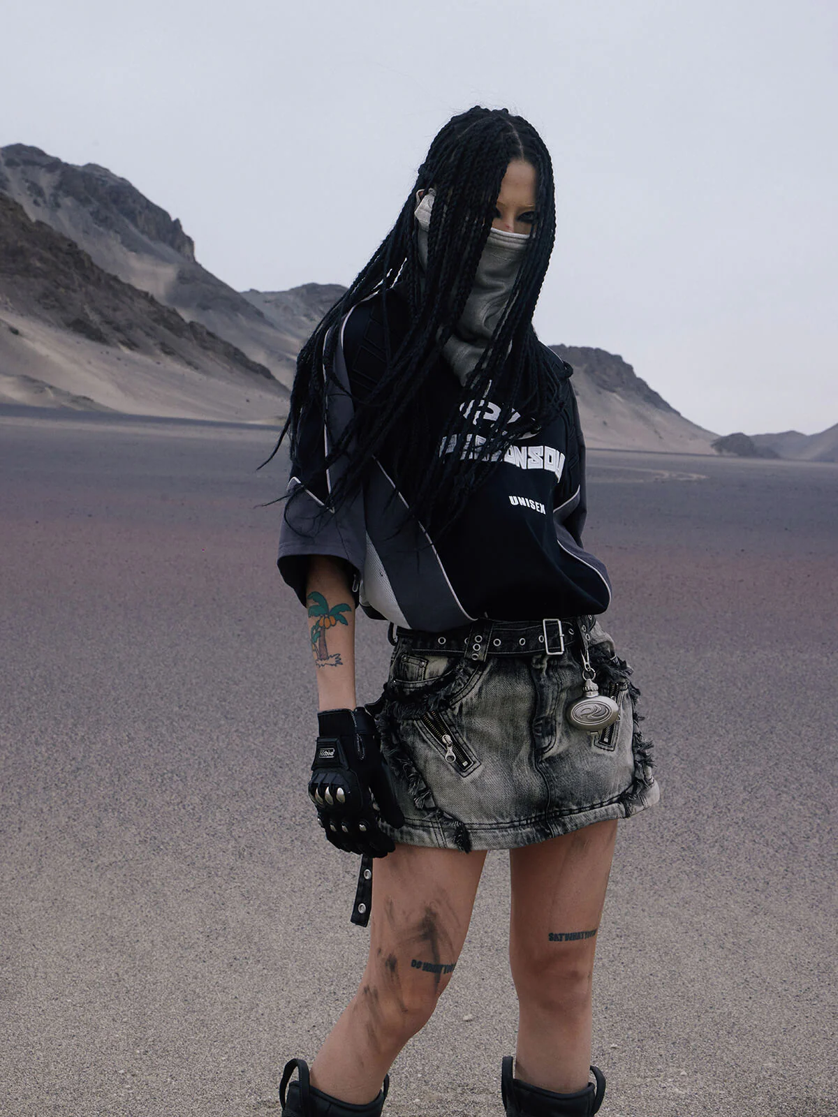 Personsoul Racing Logo Oversized T-Shirt