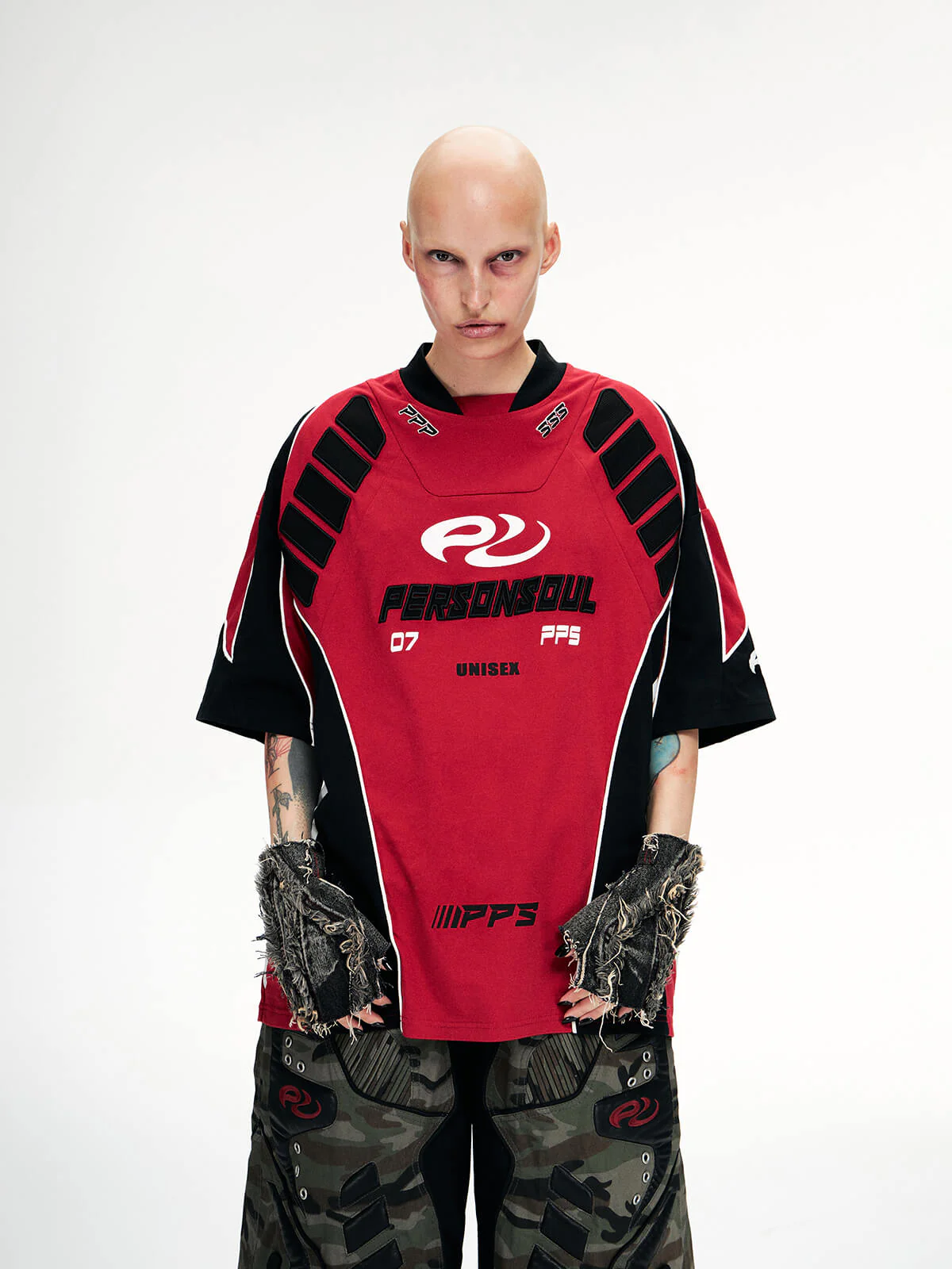 Personsoul Racing Logo Oversized T-Shirt