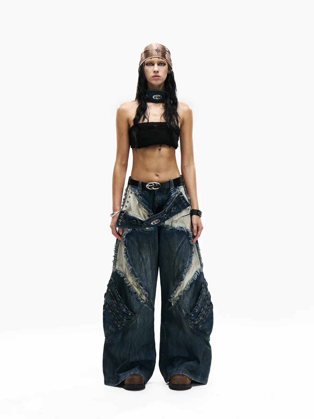 Personsoul Armor Structured Raw Edge Jeans