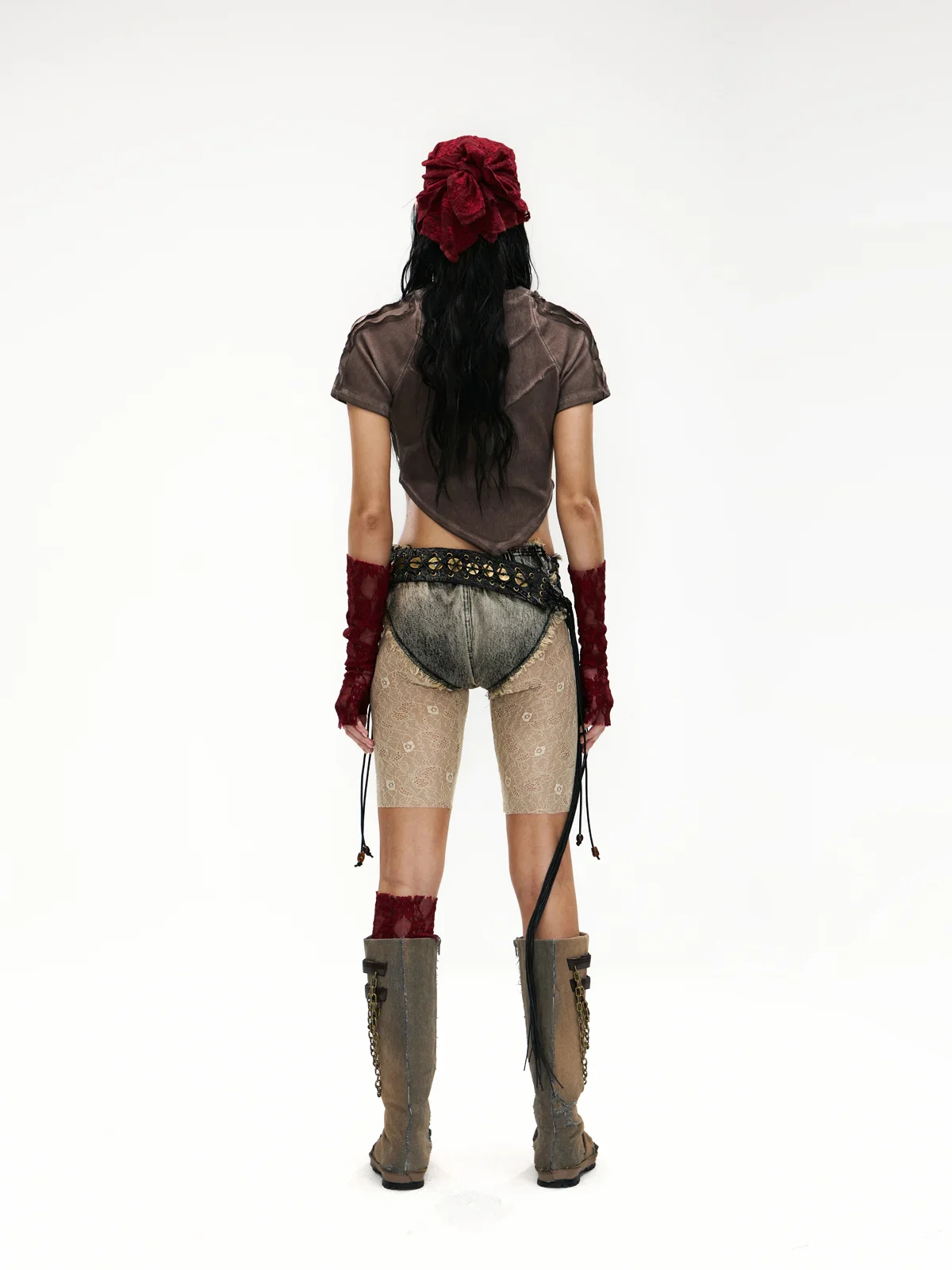 Raw Edge Deconstruction V-hem Top