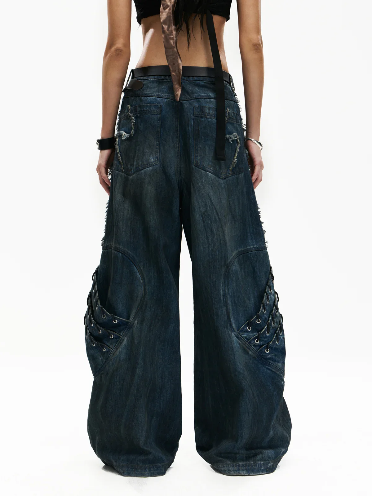 Personsoul Armor Structured Raw Edge Jeans