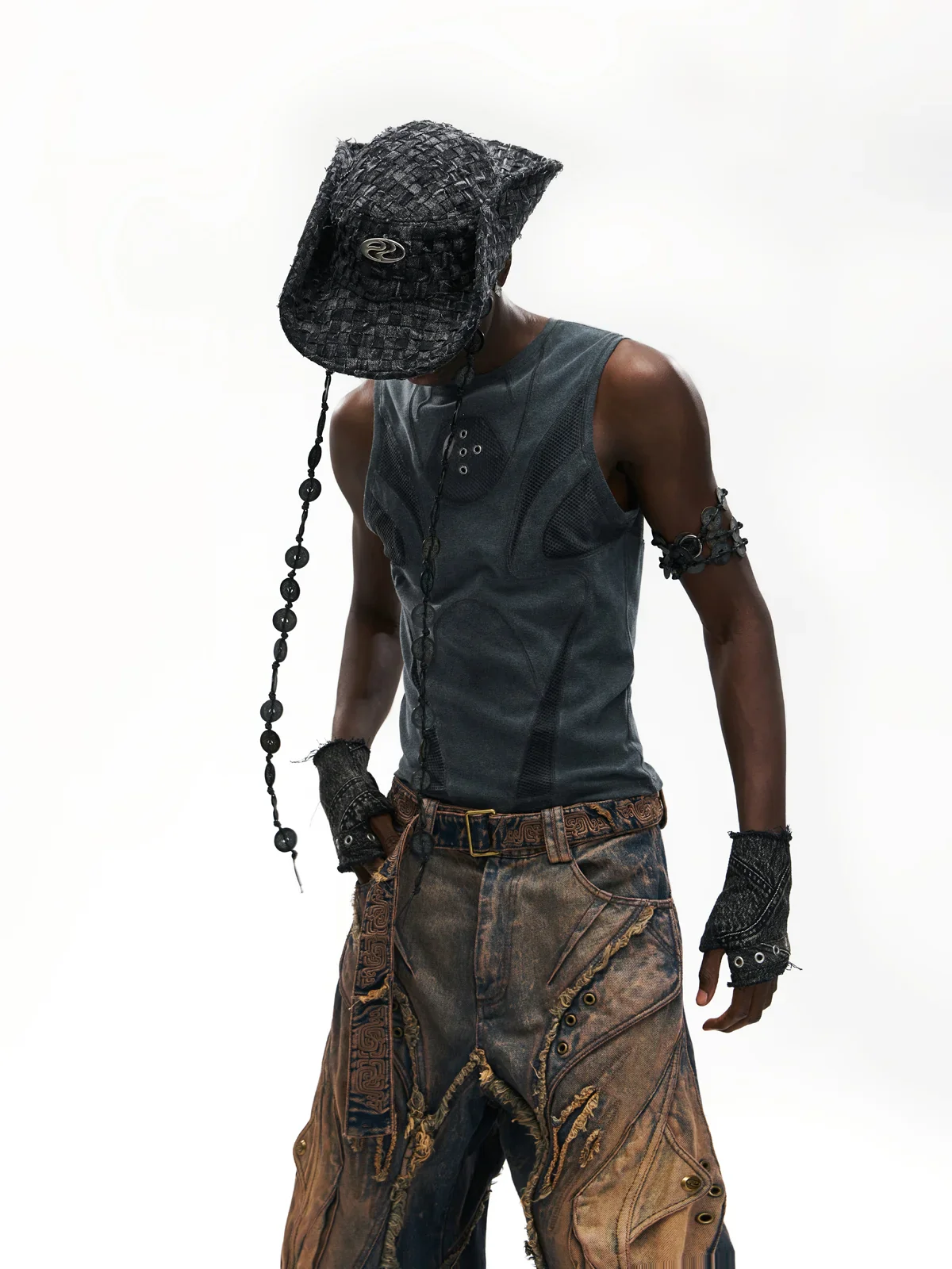 Deconstructed Armor Slim Tank Top