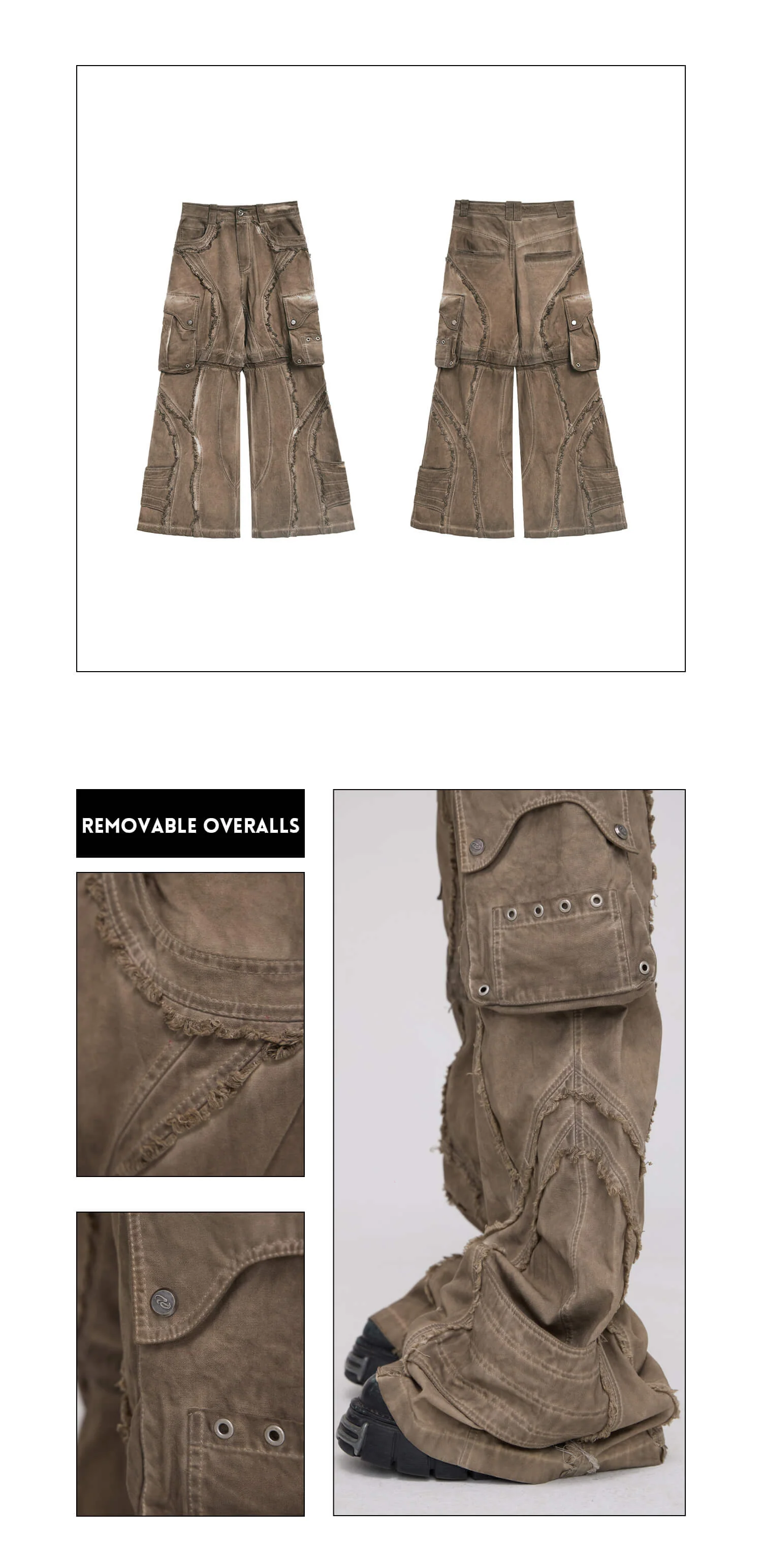 Personsoul Urban Desert Tactical Cargo Pants