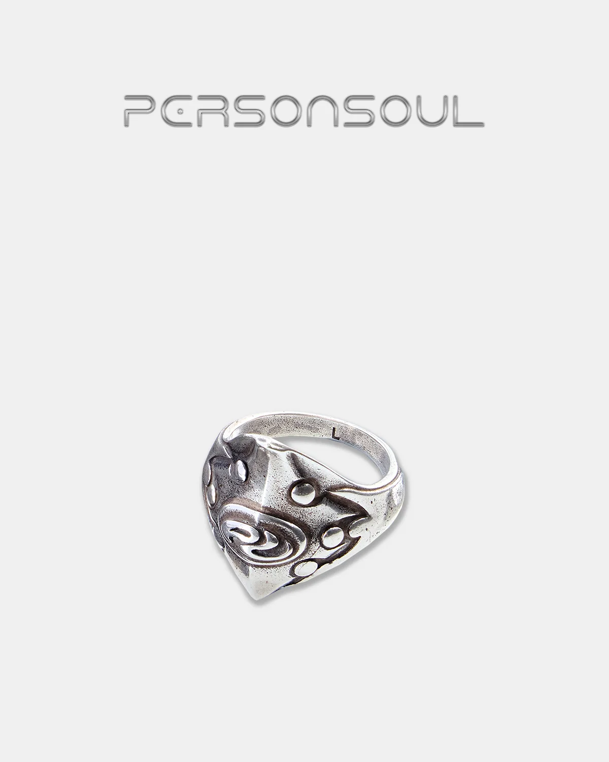 Personsoul Sterling Silver Armor Ring