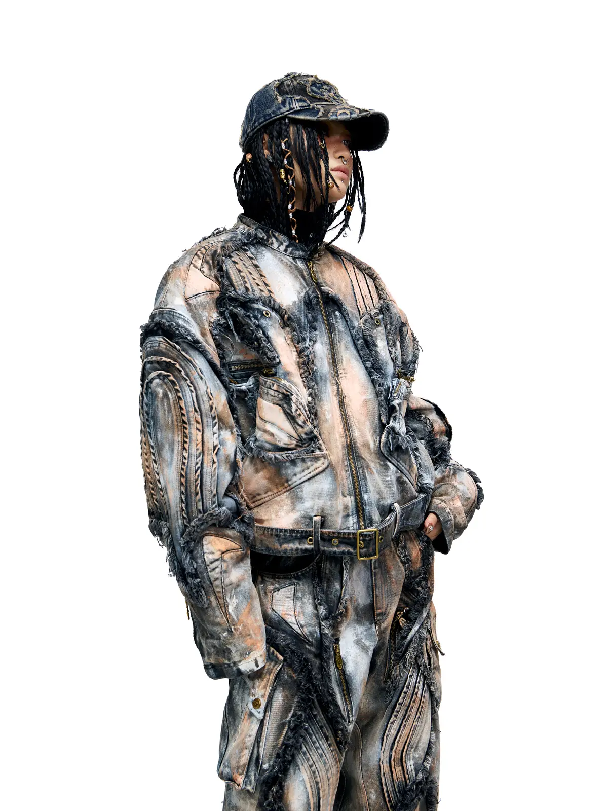 Graffiti Mud Wash Denim Jacket (only 60 pieces)