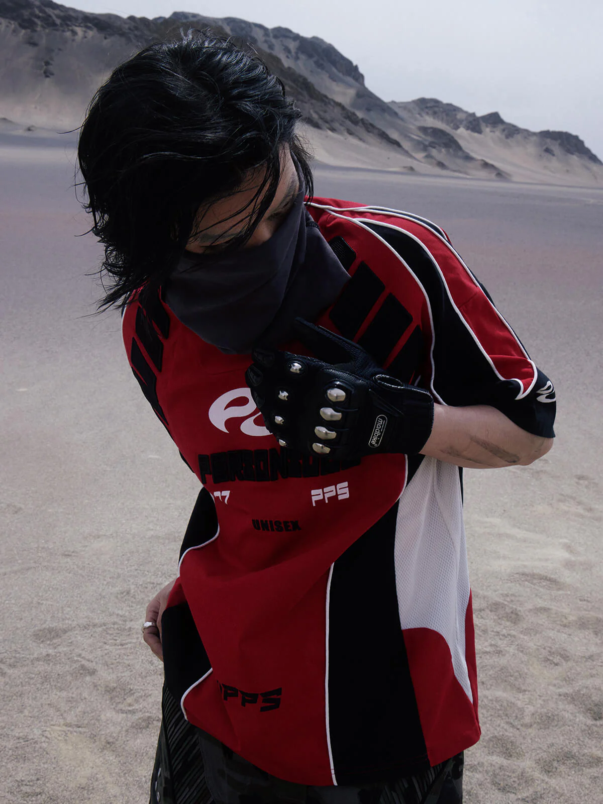 Personsoul Racing Logo Oversized T-Shirt