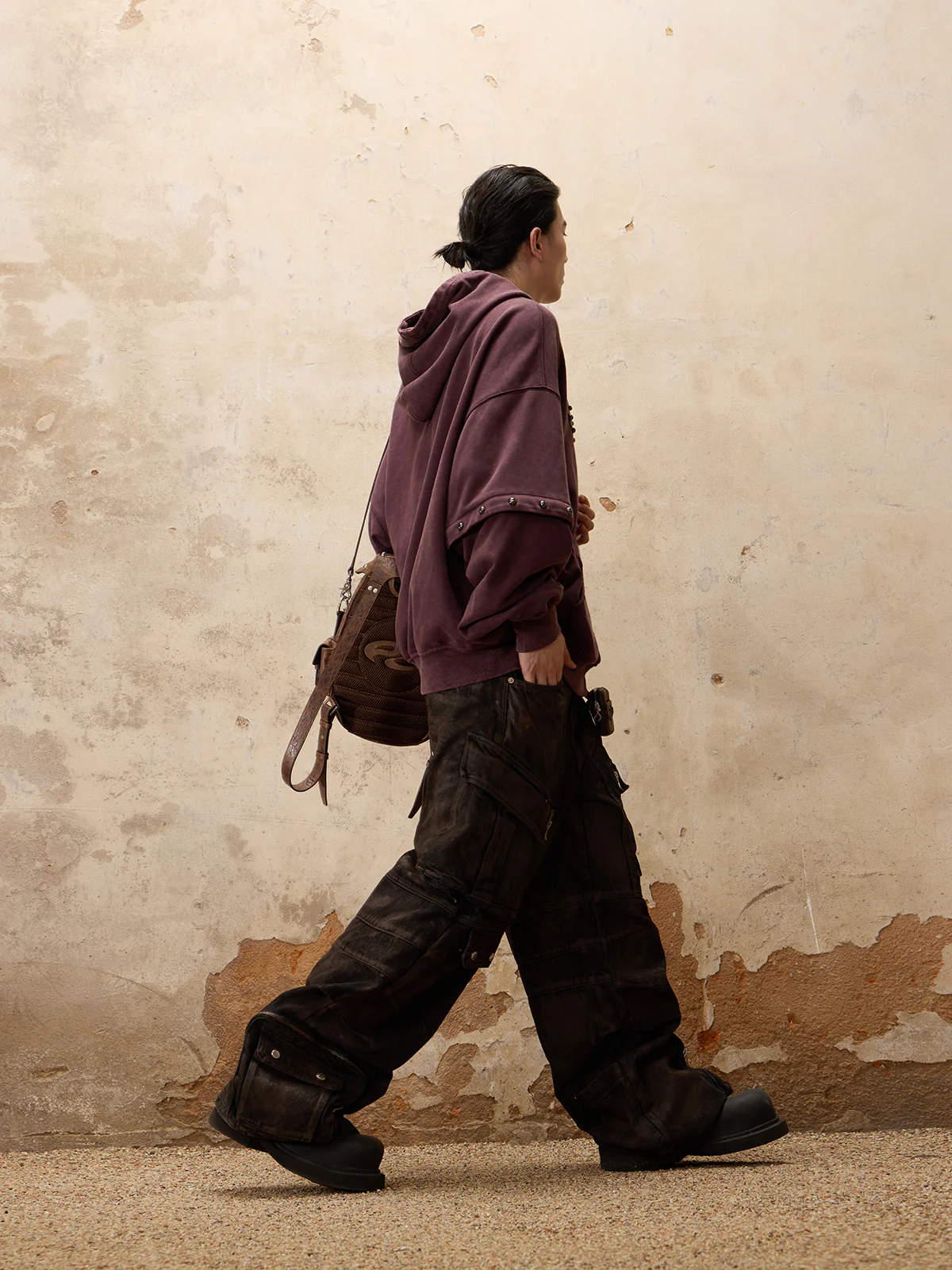 Personsoul Mud Dirty Denim Jeans