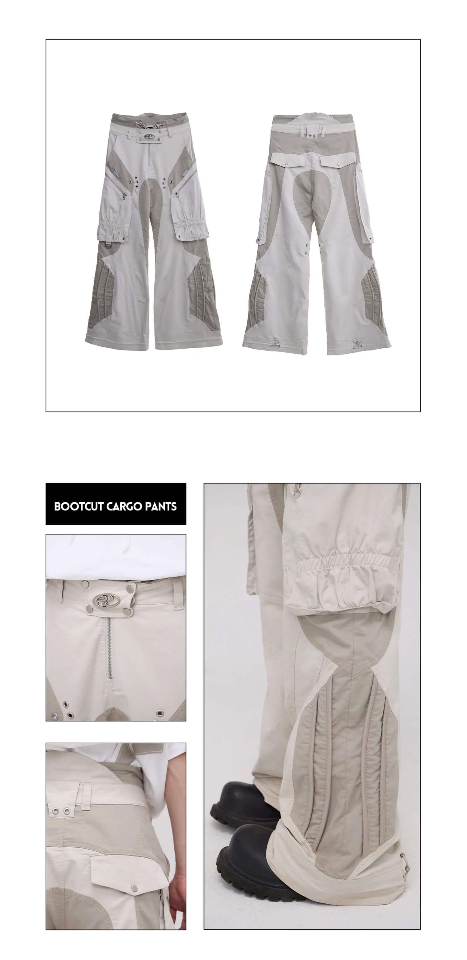 Personsoul Bootcut Cargo Pants