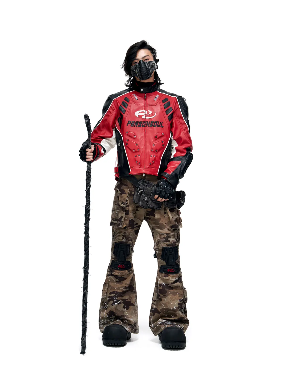 Mico-flare Camo Cargo Pant