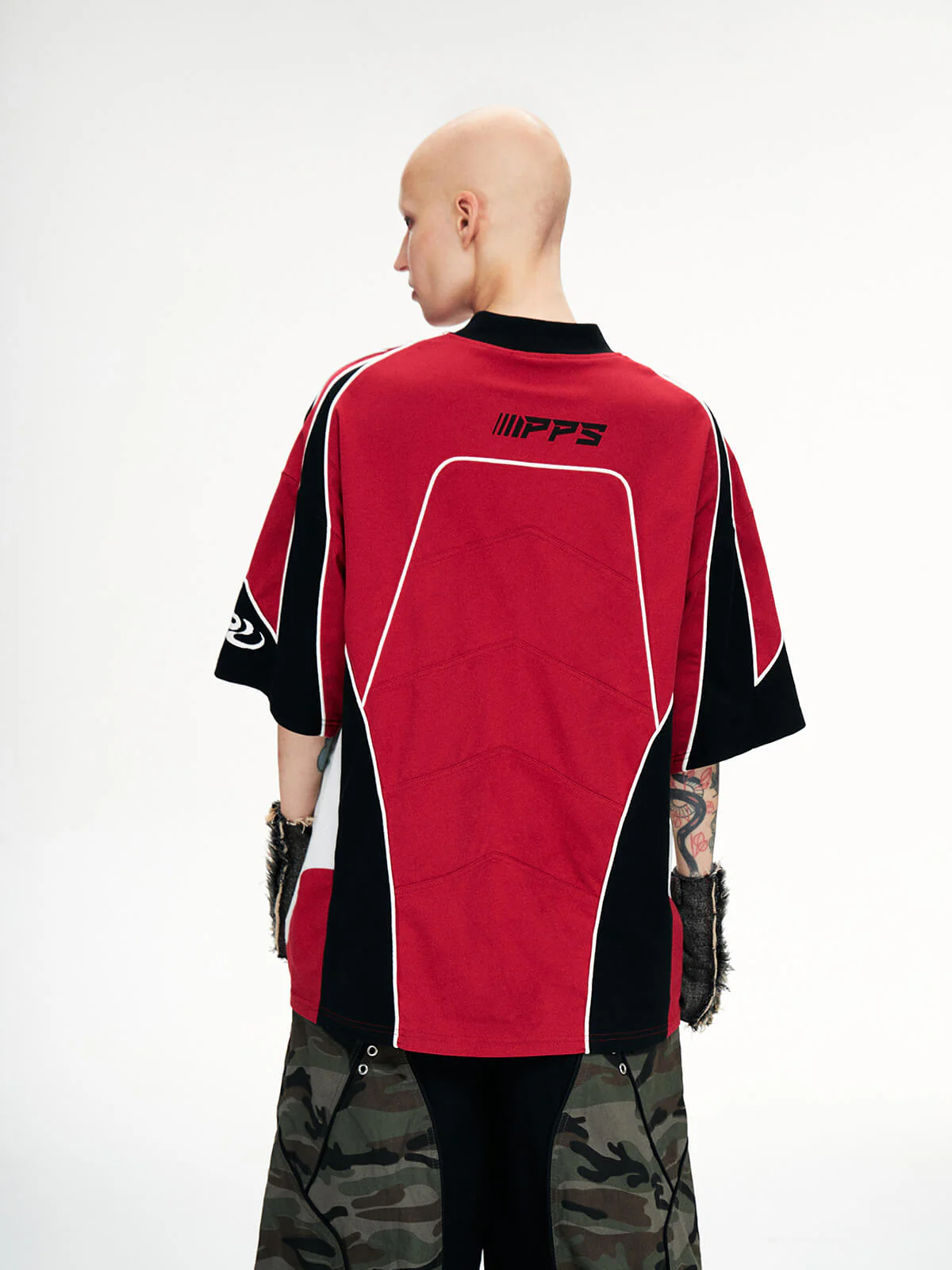 Personsoul Racing Logo Oversized T-Shirt