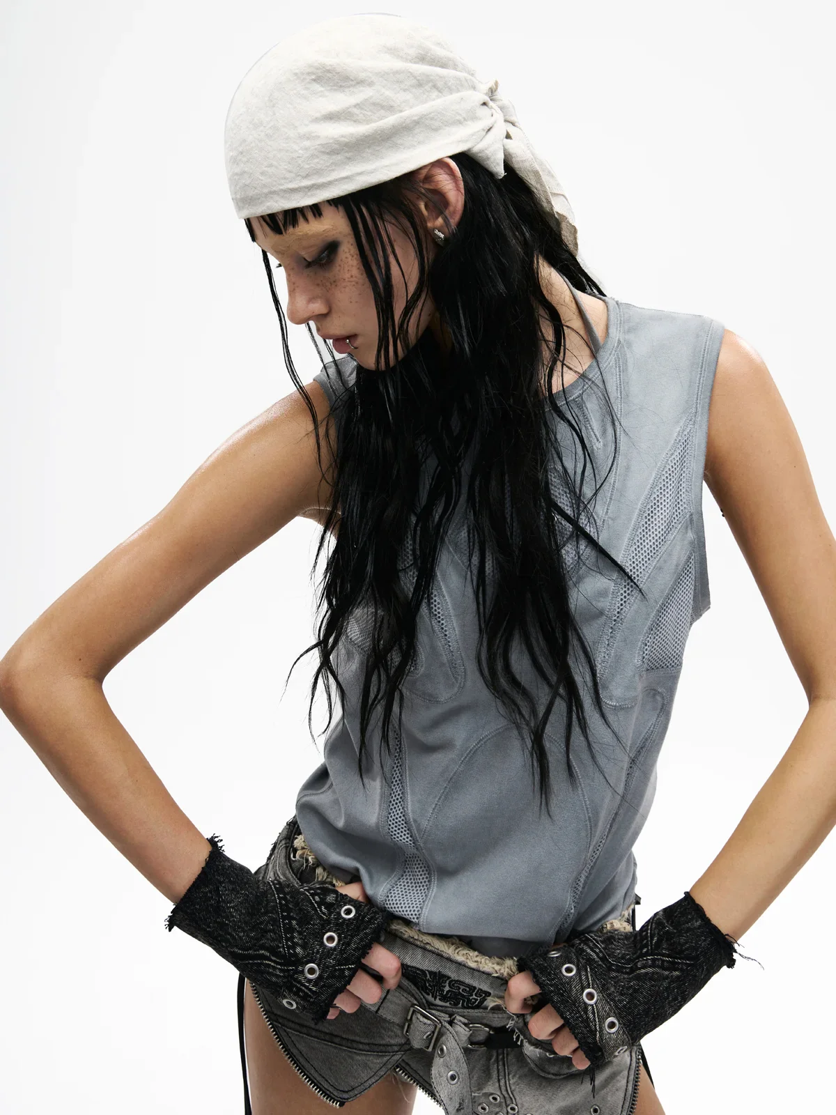 Deconstructed Armor Slim Tank Top