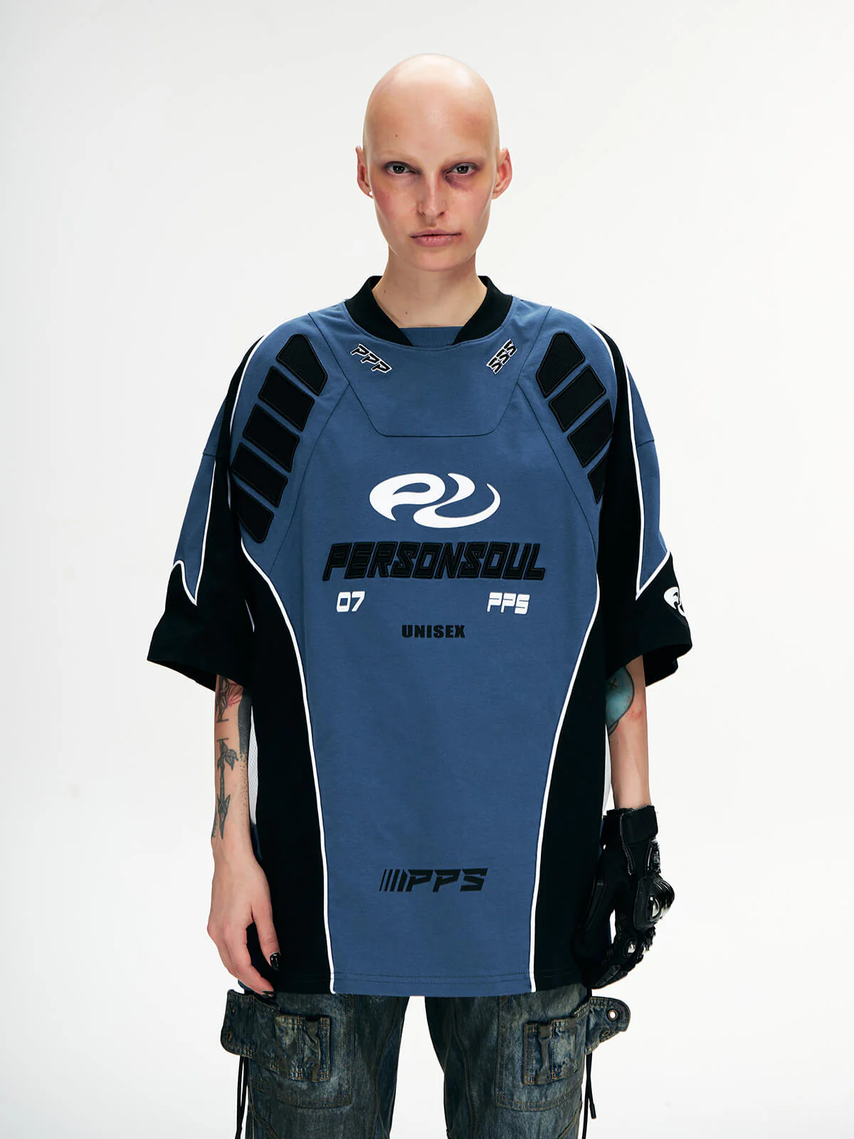 Personsoul Racing Logo Oversized T-Shirt