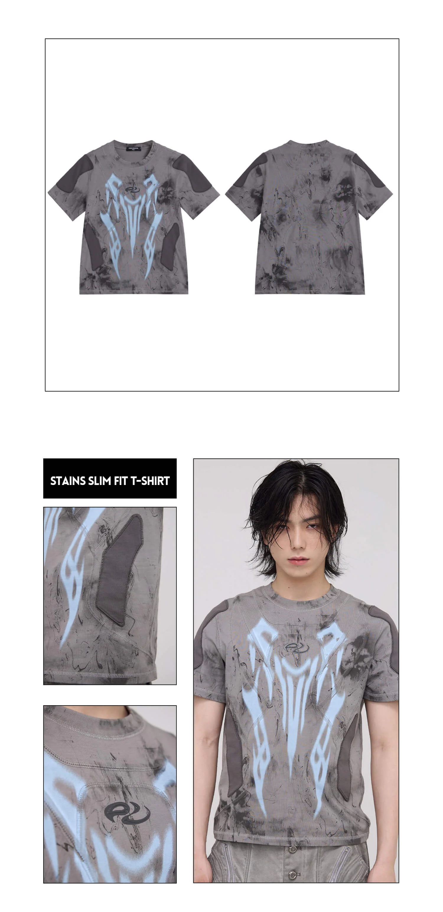 Personsoul Dirty Slim Fit T-Shirt