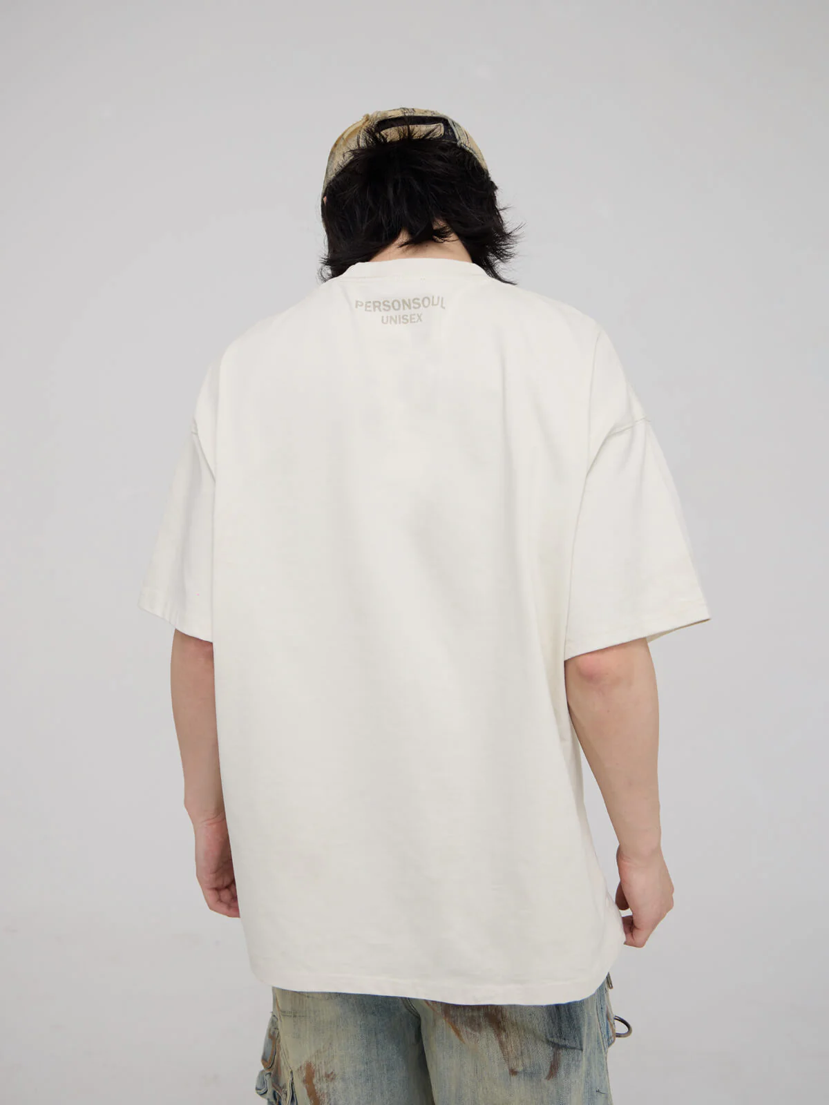 Personsoul Logo Embroidered Basic T-shirt