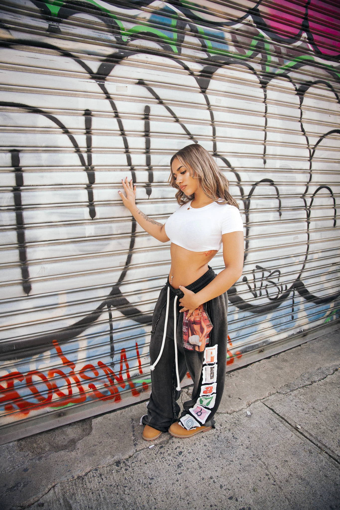 BLACK PLAYBOY SWEATS