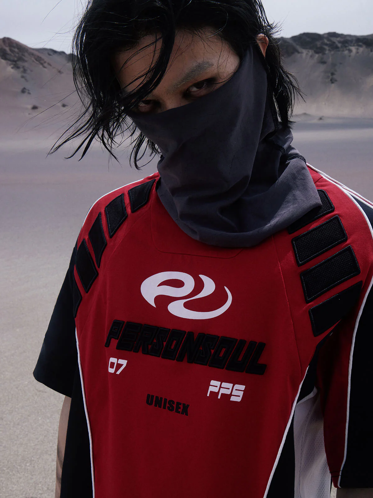 Personsoul Racing Logo Oversized T-Shirt