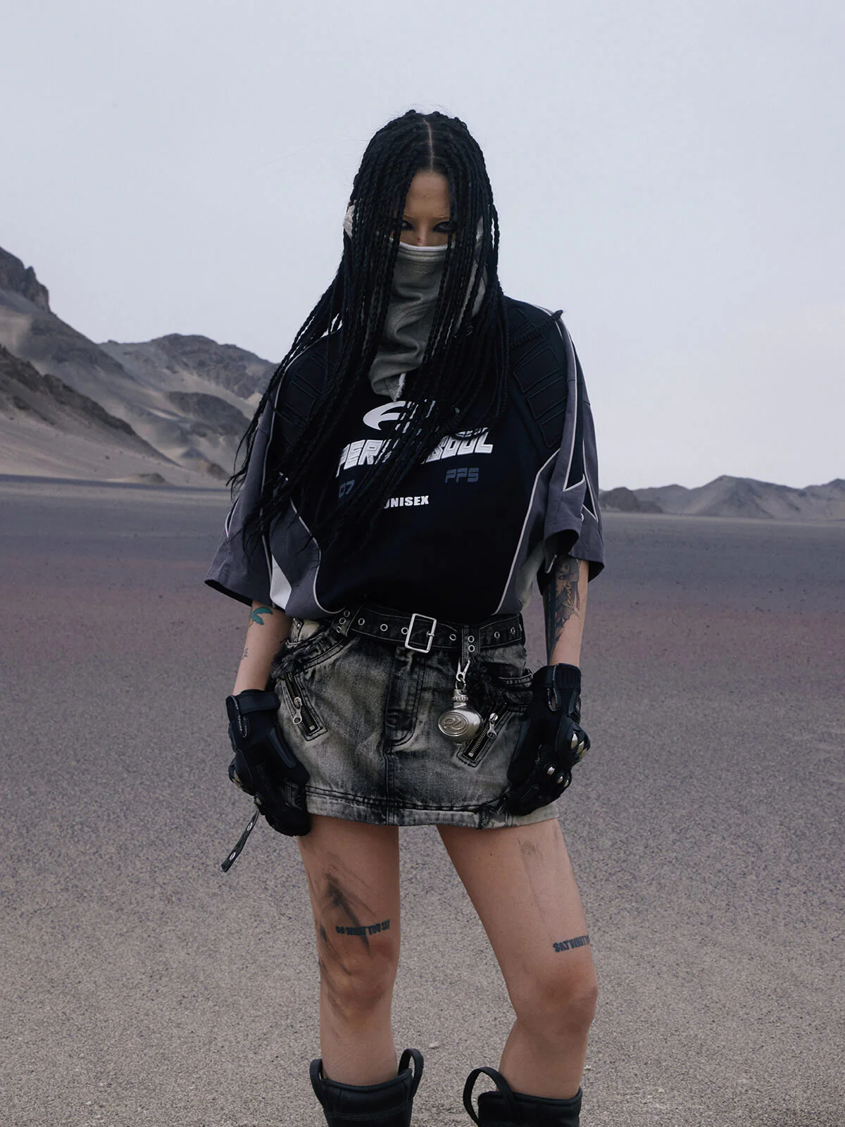 Personsoul Racing Logo Oversized T-Shirt