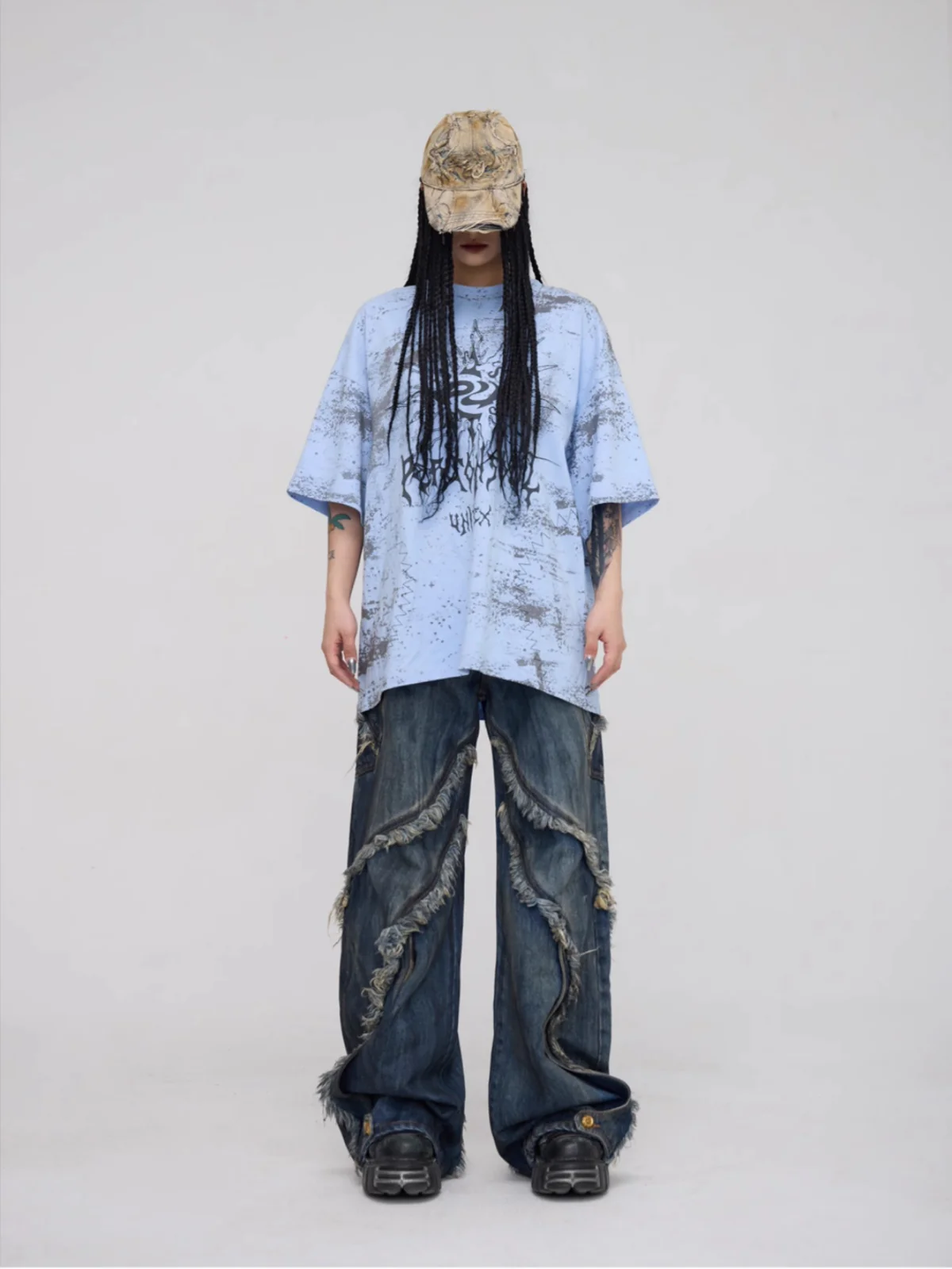 Personsoul Desert Sun Mystical Graphic T-shirt