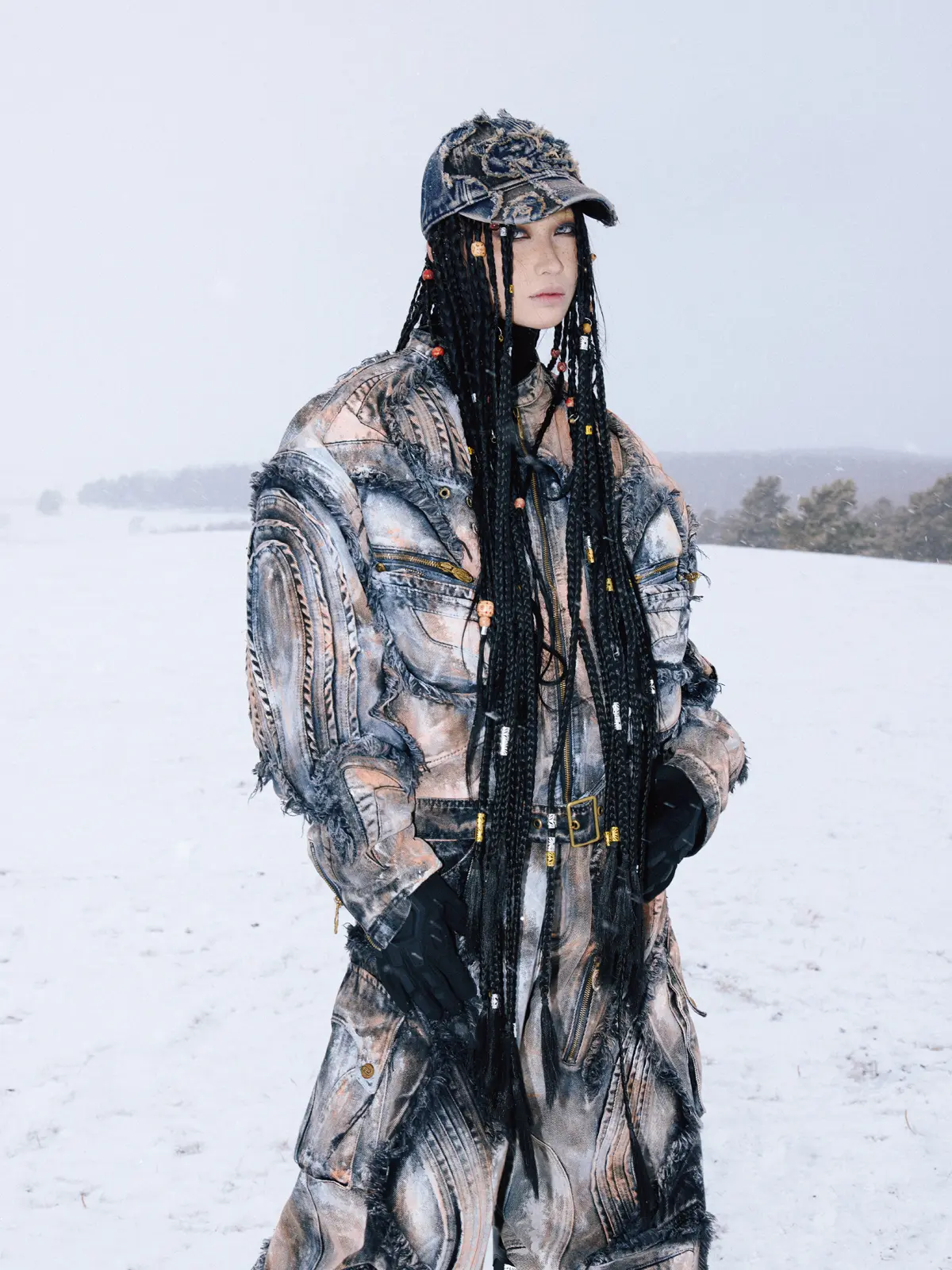 Graffiti Mud Wash Denim Jacket (only 60 pieces)