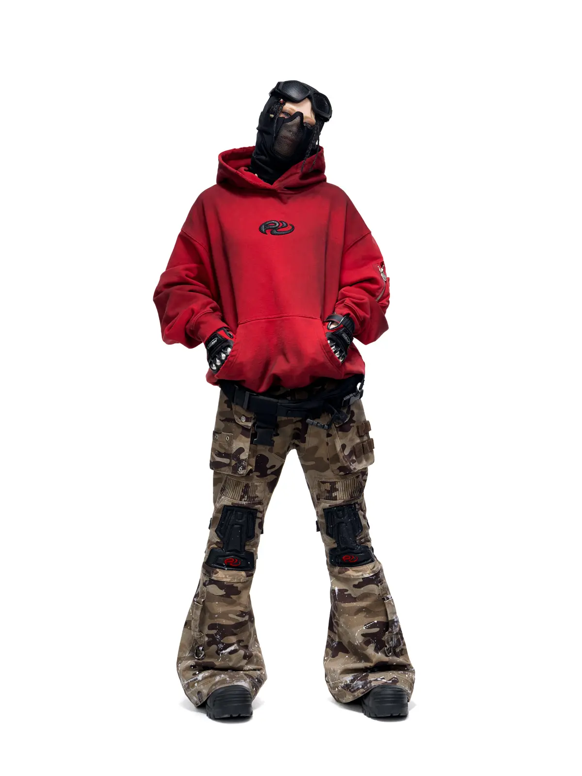 Mico-flare Camo Cargo Pant