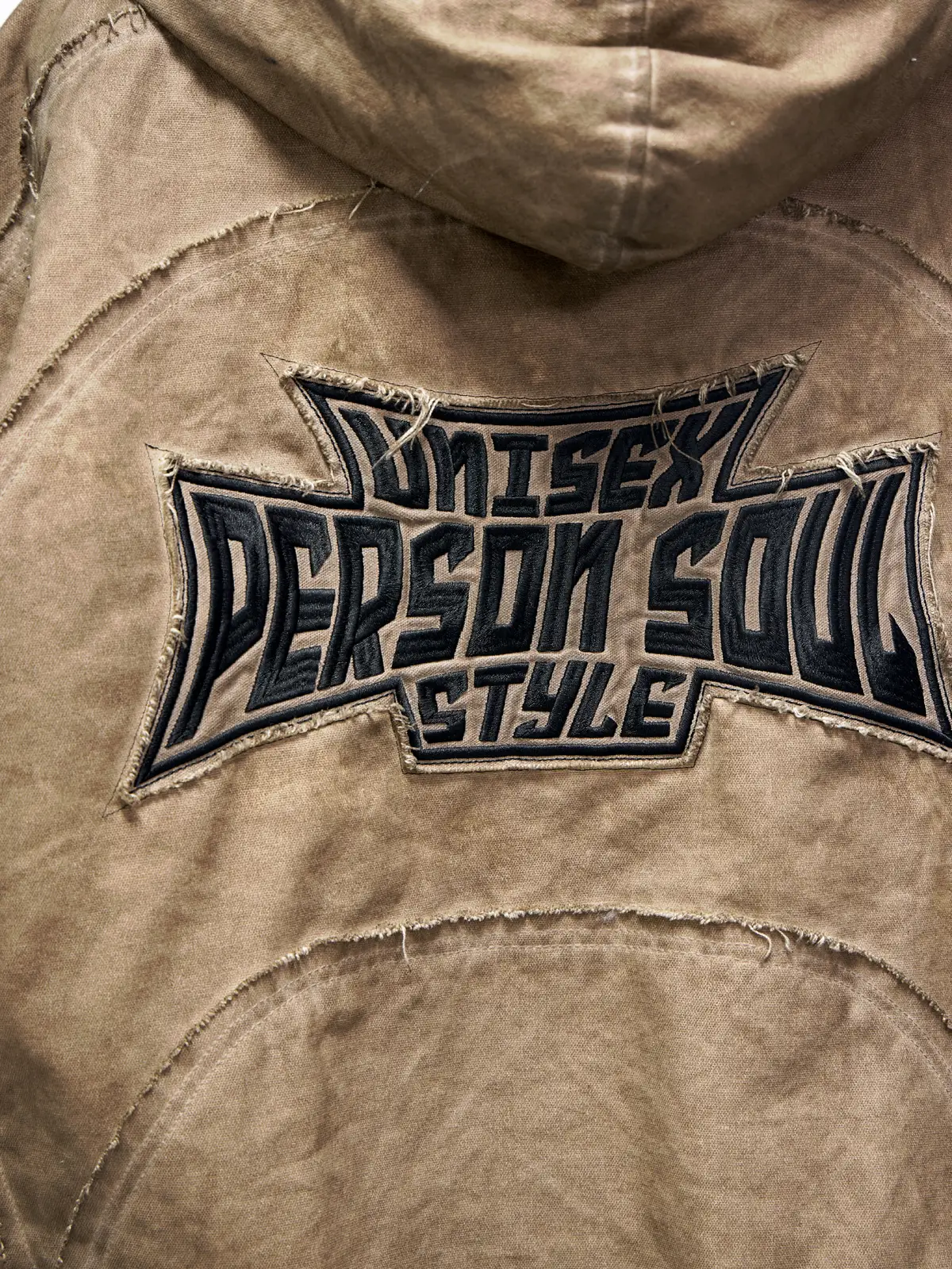 Personsoul Hand Brushed Stain Cotton Jacket