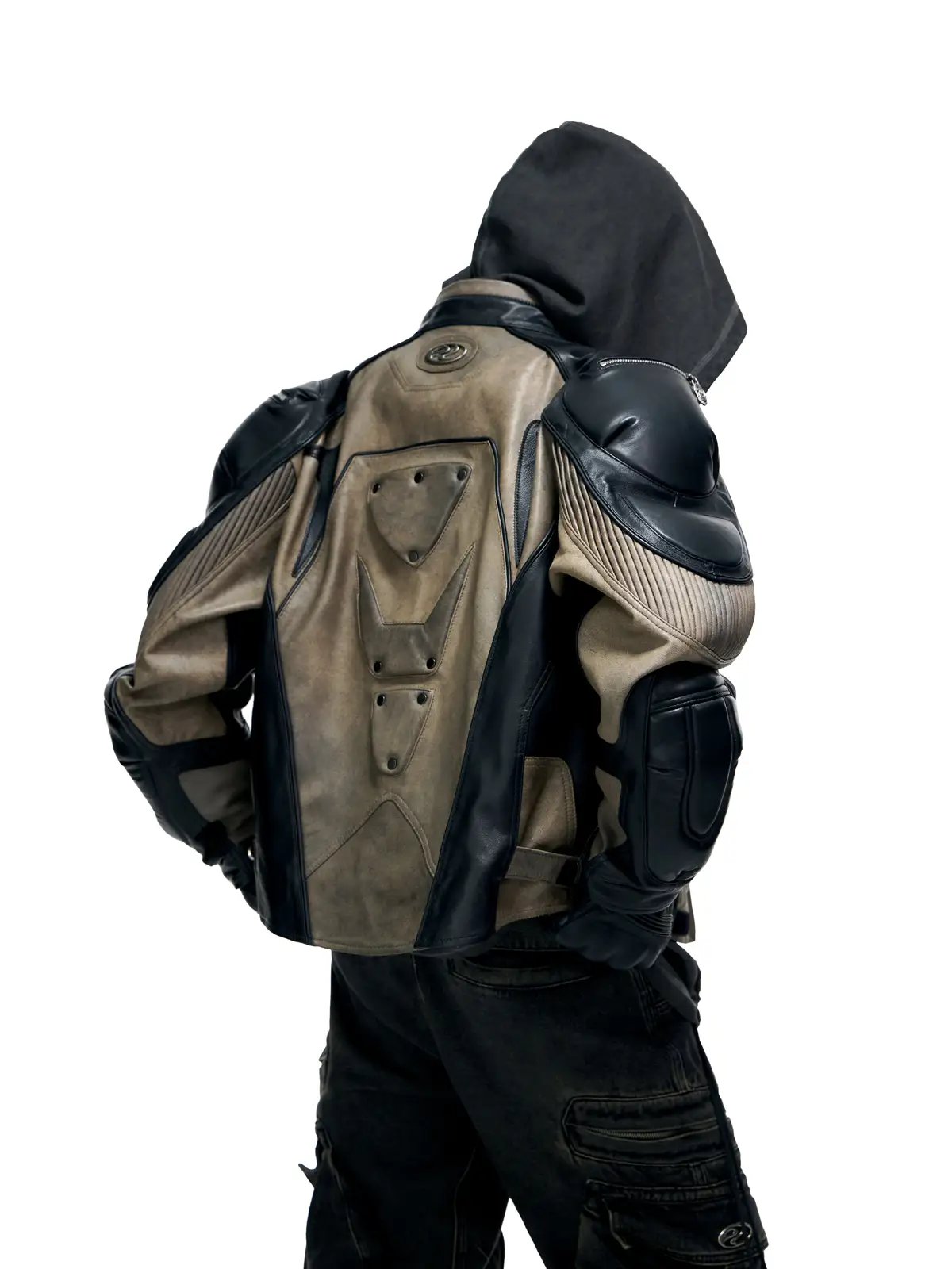 Personsoul Sheepskin Racing Jacket