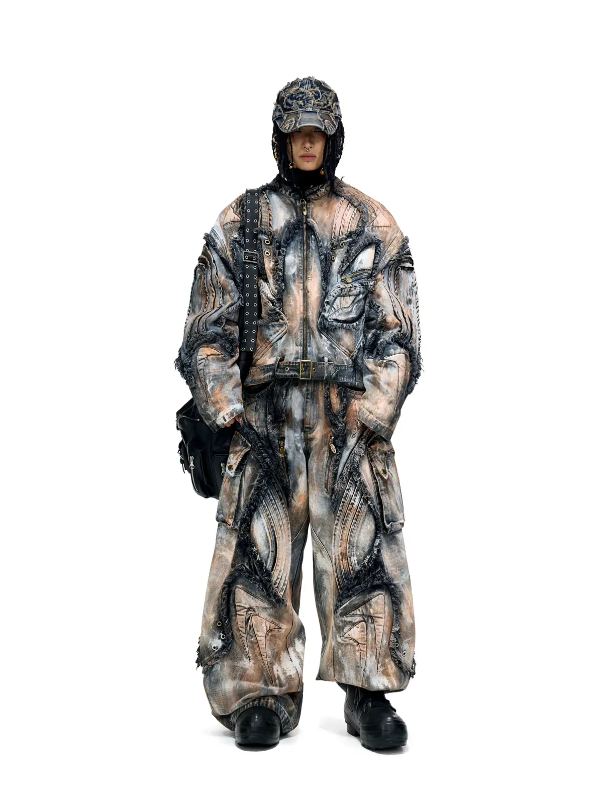 Graffiti Mud Wash Denim Jacket (only 60 pieces)