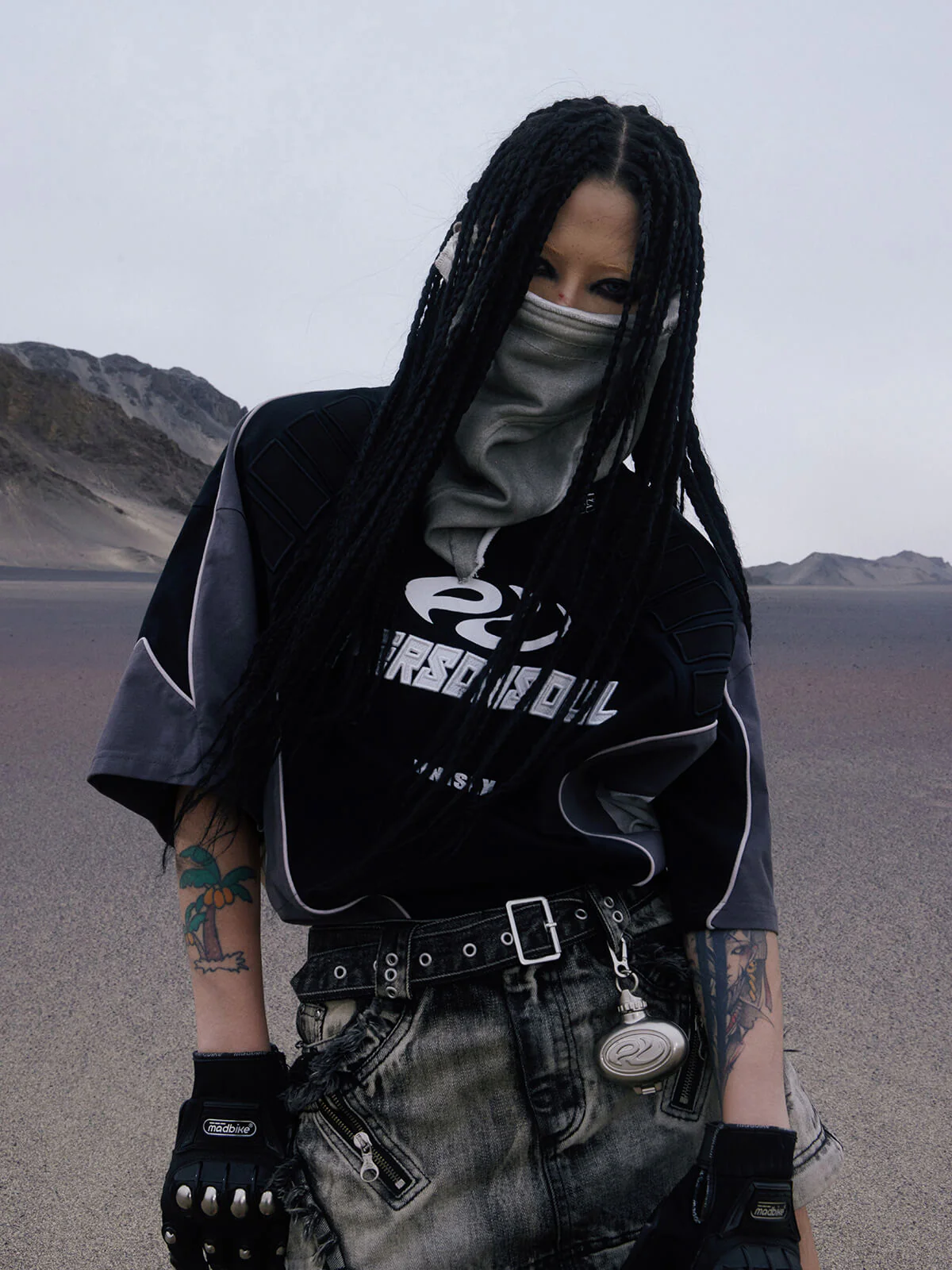 Personsoul Racing Logo Oversized T-Shirt