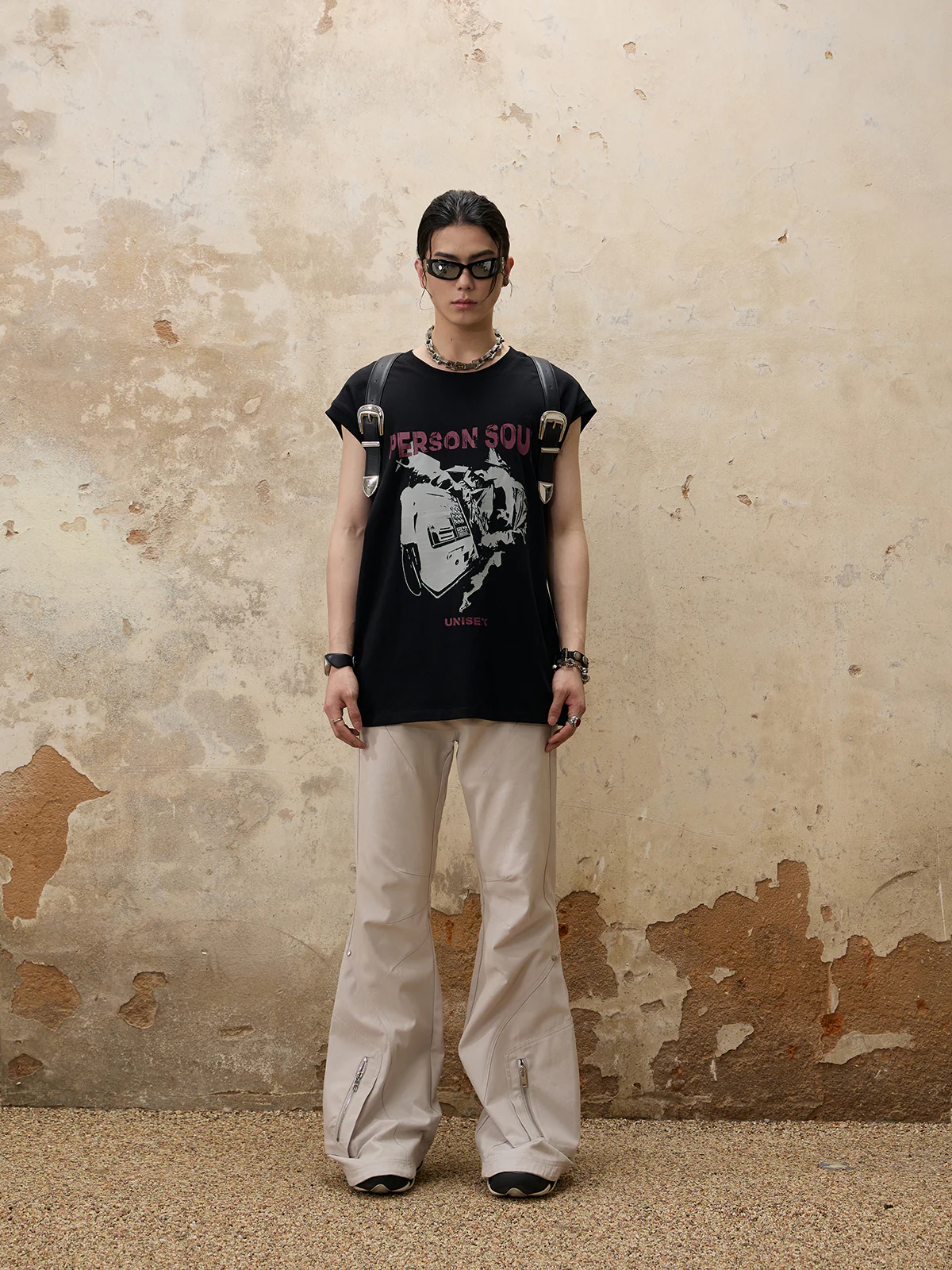 Personsoul Tight Cargo Pants