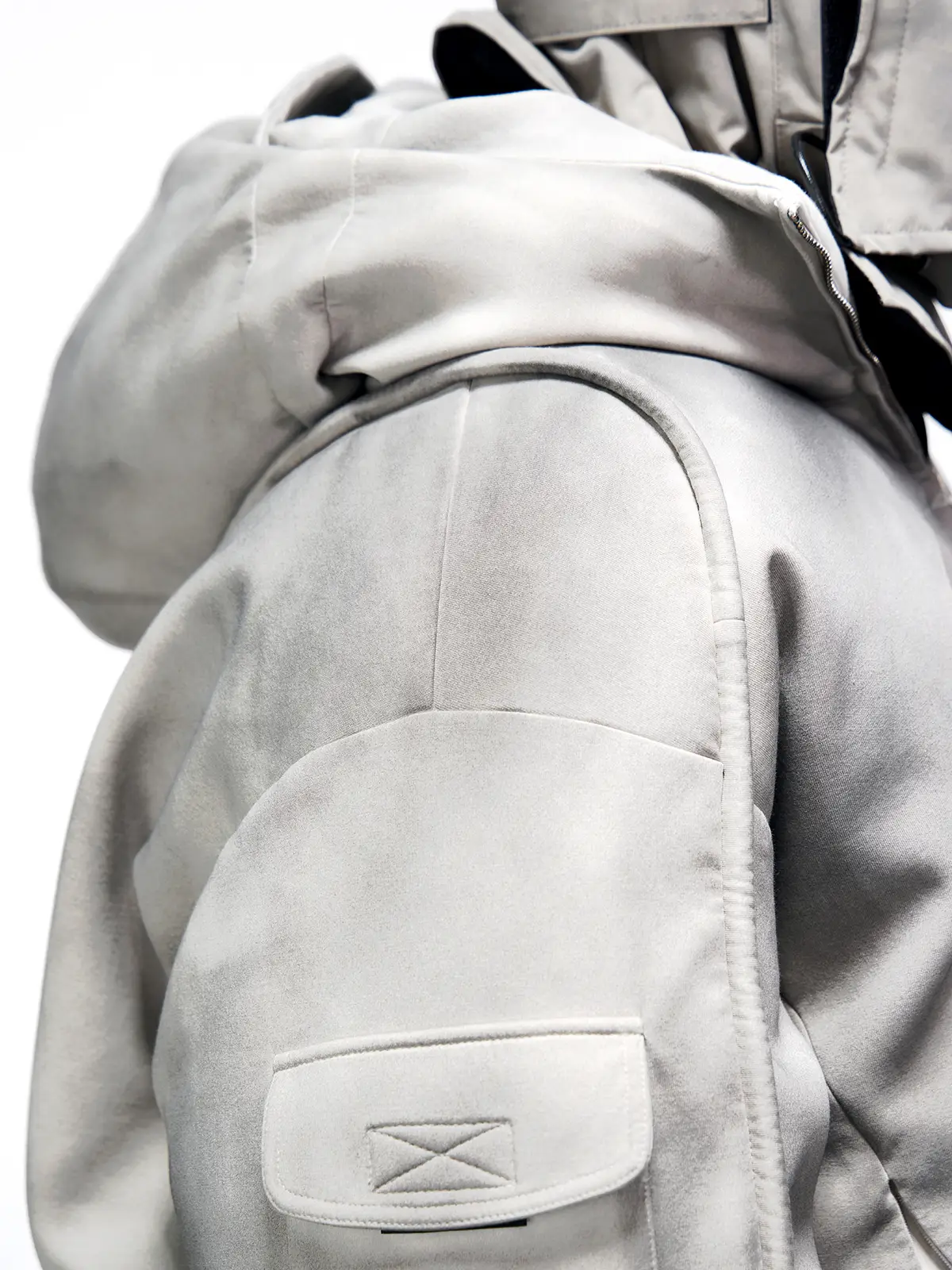 Personsoul Yuan Symbol Puffer Jacket