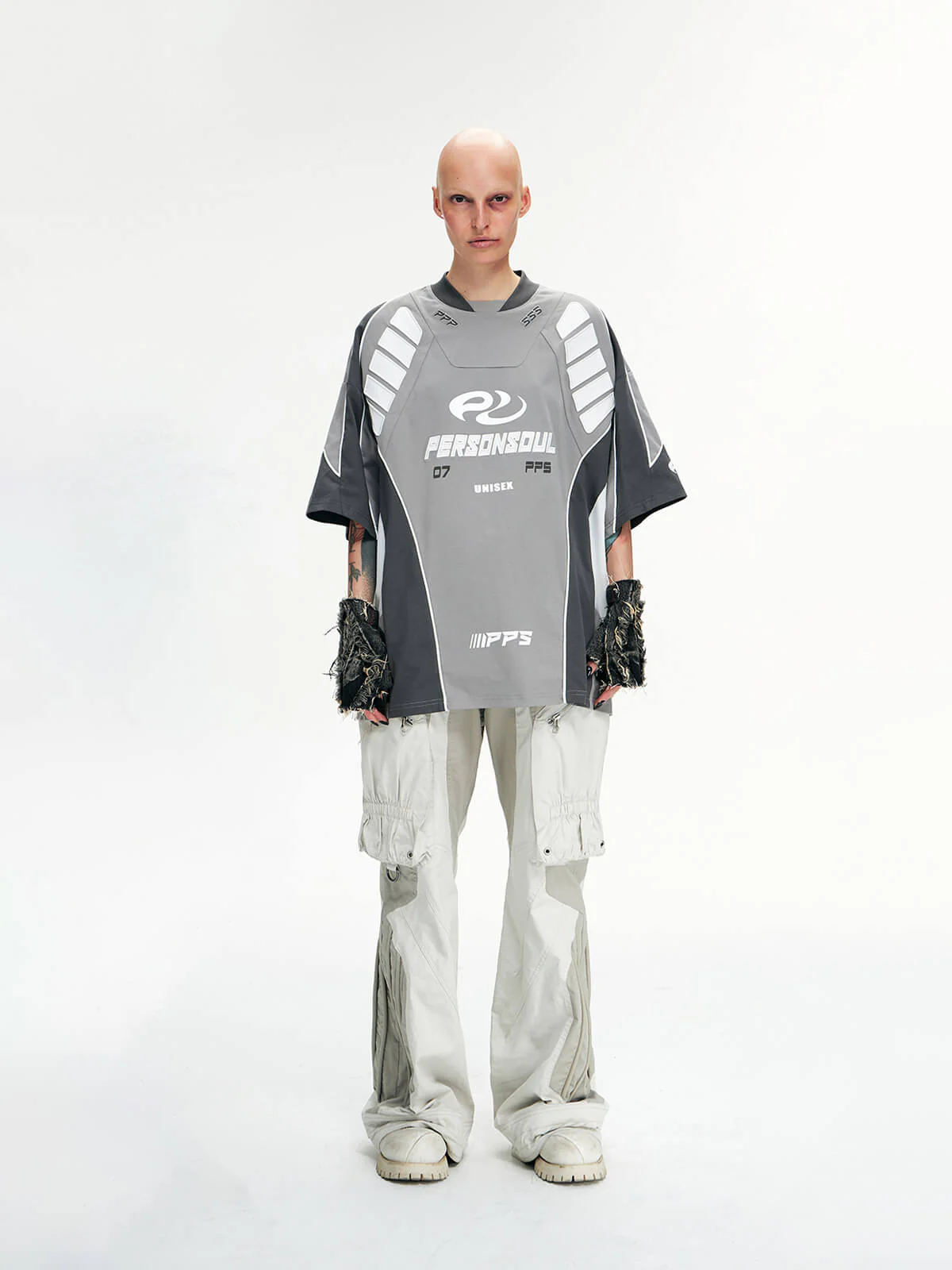 Personsoul Racing Logo Oversized T-Shirt