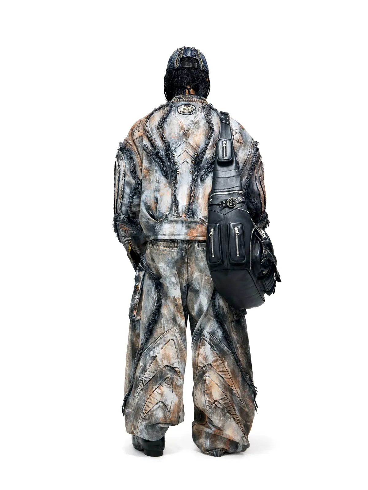 Graffiti Mud Wash Denim Jacket (only 60 pieces)