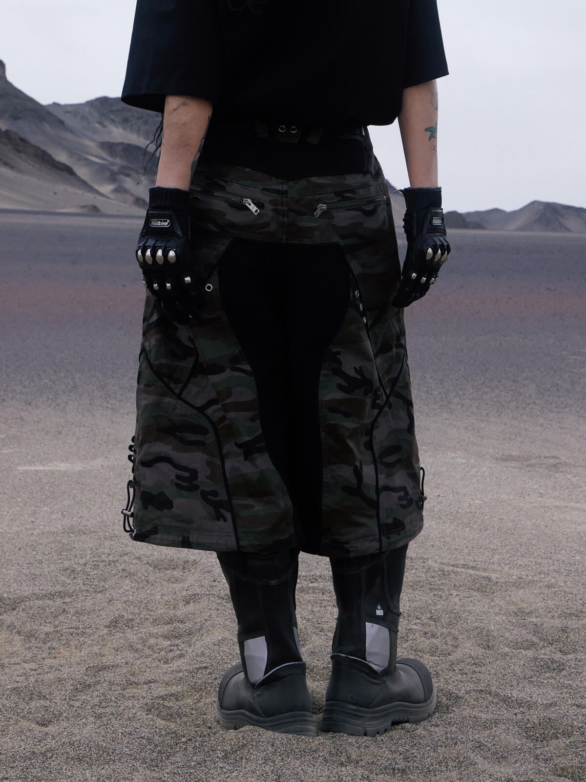 Personsoul Racing Camo Cargo Jorts