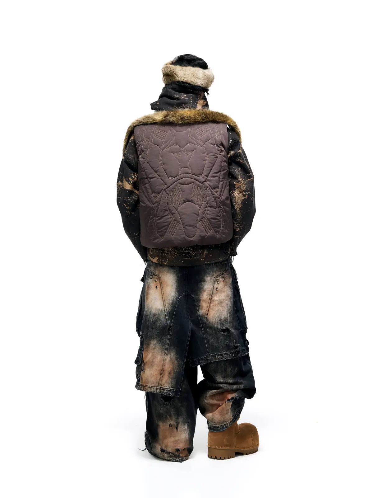 Personsoul Tactical Embroidered Down Vest