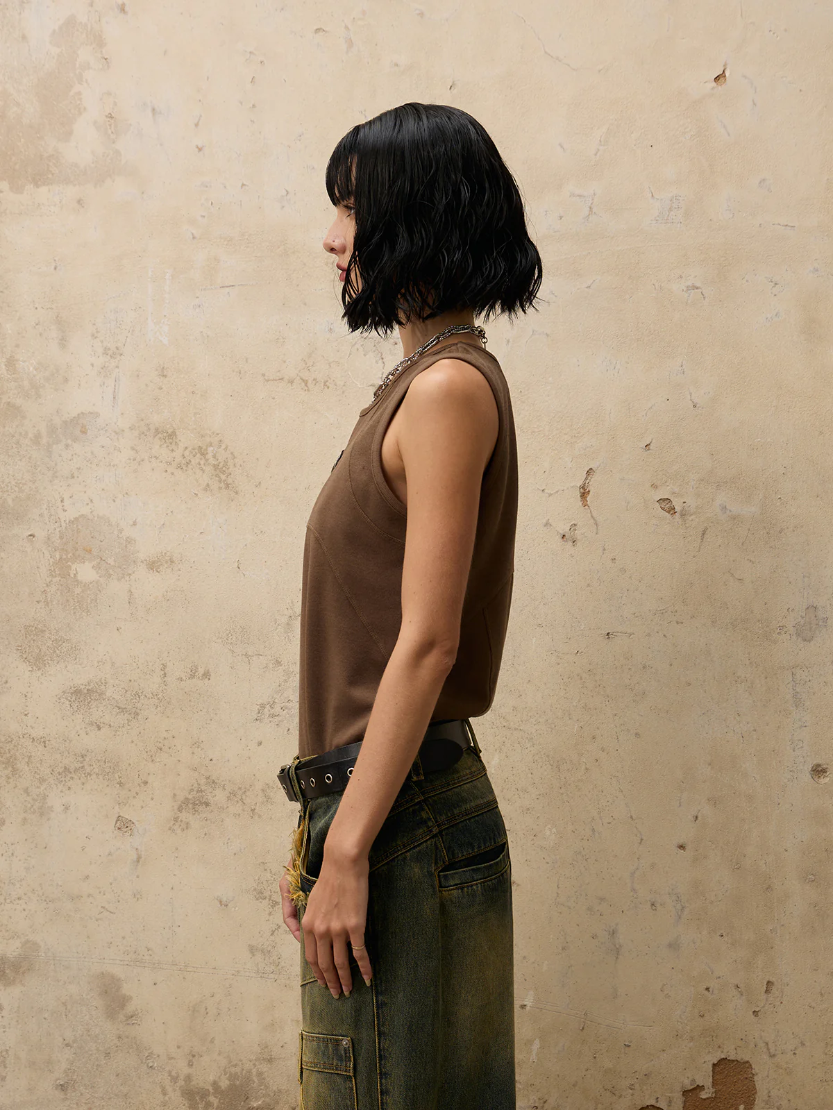 Personsoul Sleeveless vest