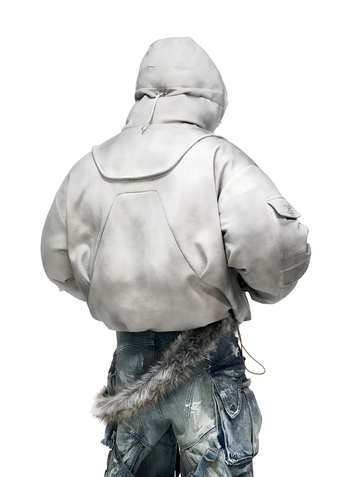 Personsoul Yuan Symbol Puffer Jacket